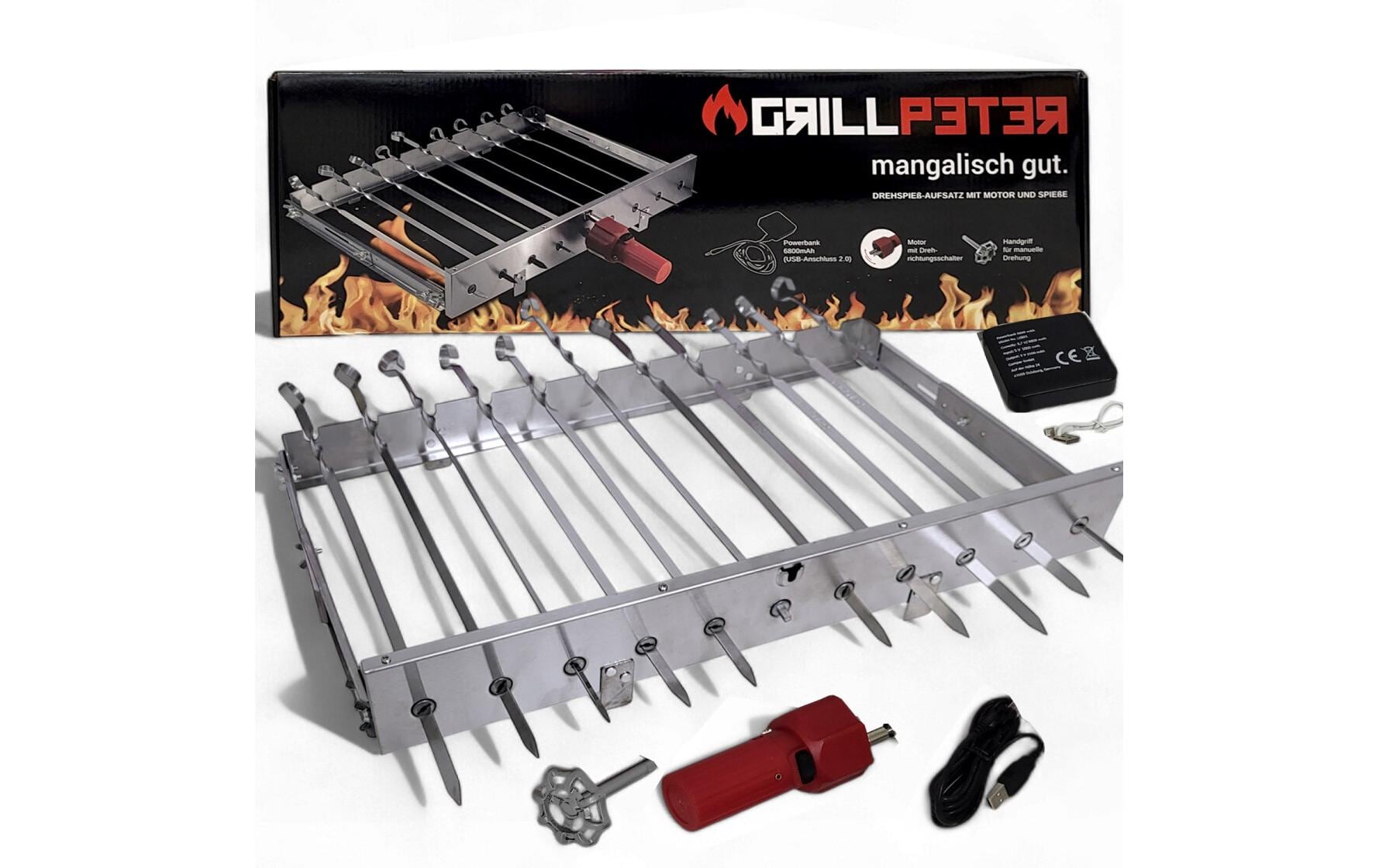 Schaschlik Spiessdreher Motor USB