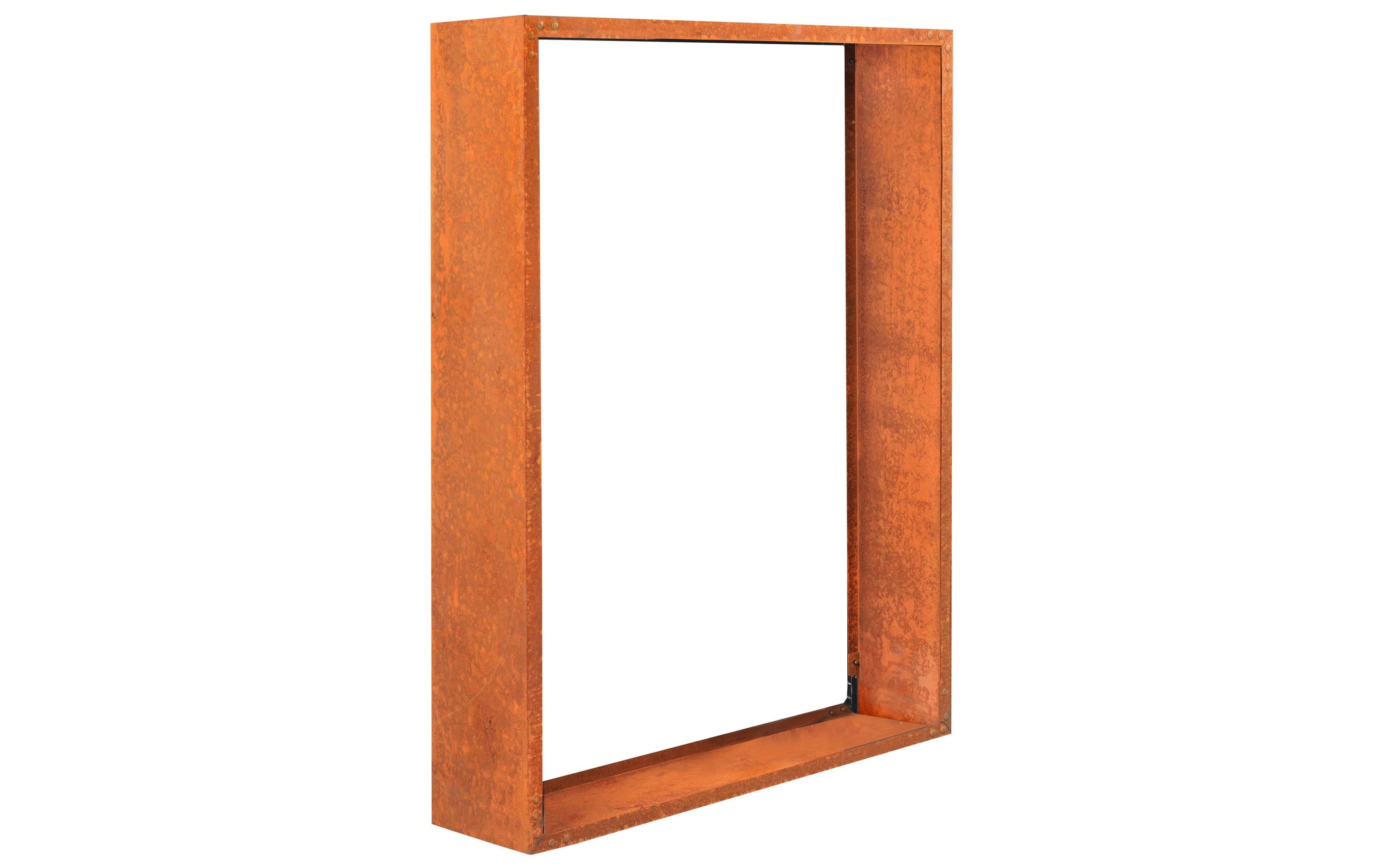 Innovesta Holzregal Corten, 144 x 35 x 180 cm, Rostbraun