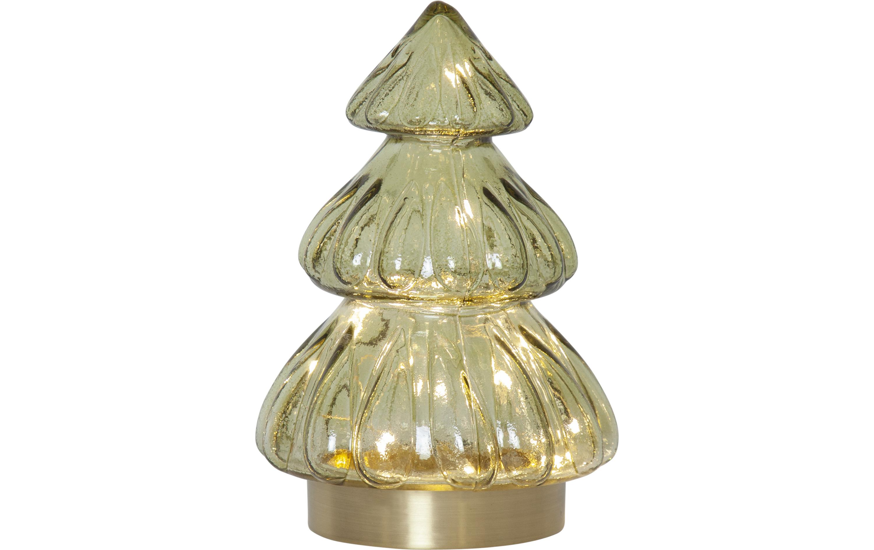 Star Trading Glasdekoration Abete, 18 cm, Grün