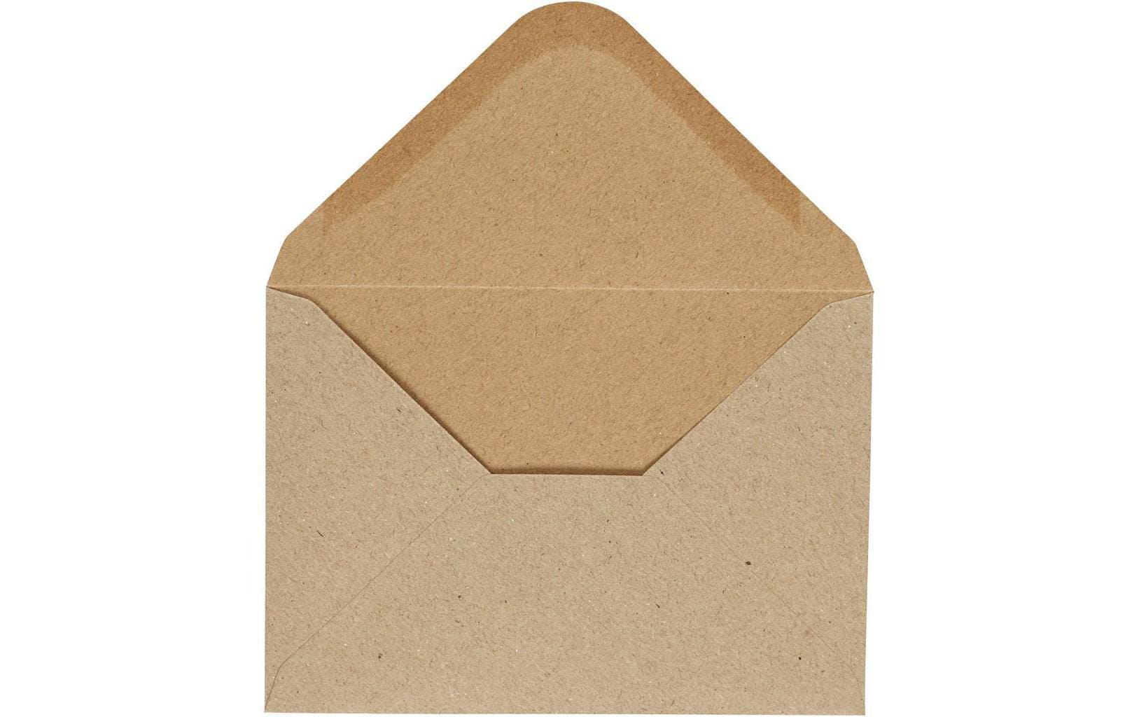 Creativ Company Couvert 11.5 x 16 cm Natur, 10 Stück – Couvert von Creativ Company