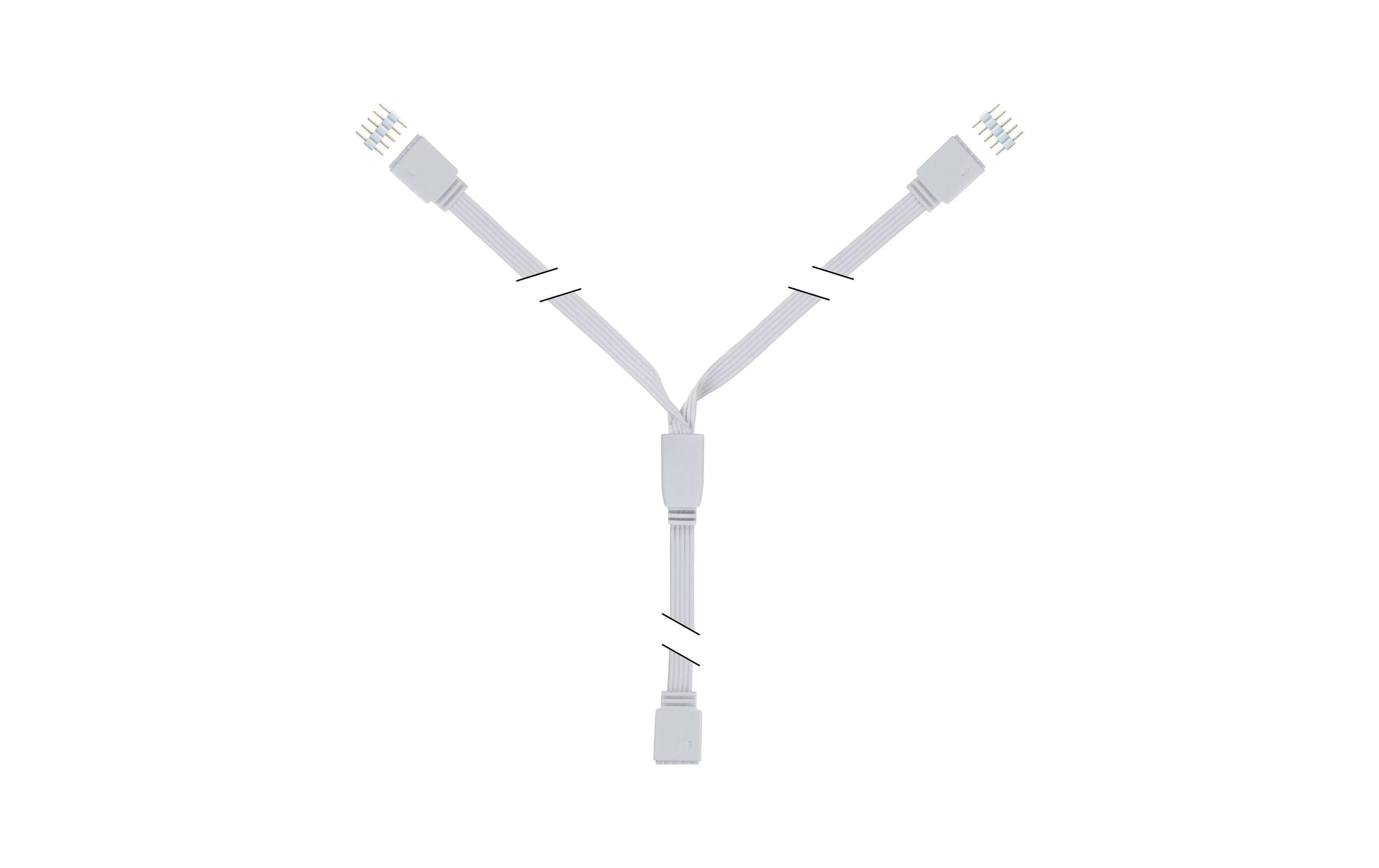Paulmann Y-Verbinder MaxLED, Weiss – LED-Verbinder von Paulmann