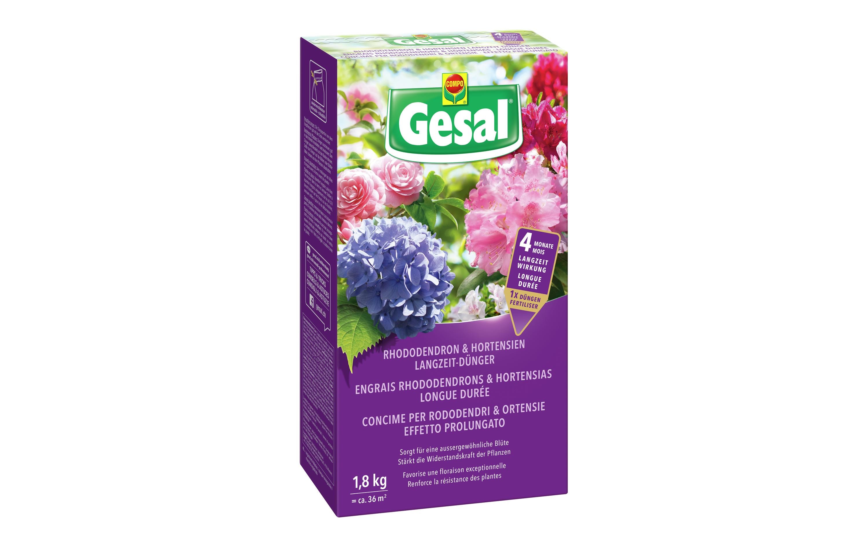 Gesal Rhododendron u. Hortensien Langzeit-Dünger 1.8 kg