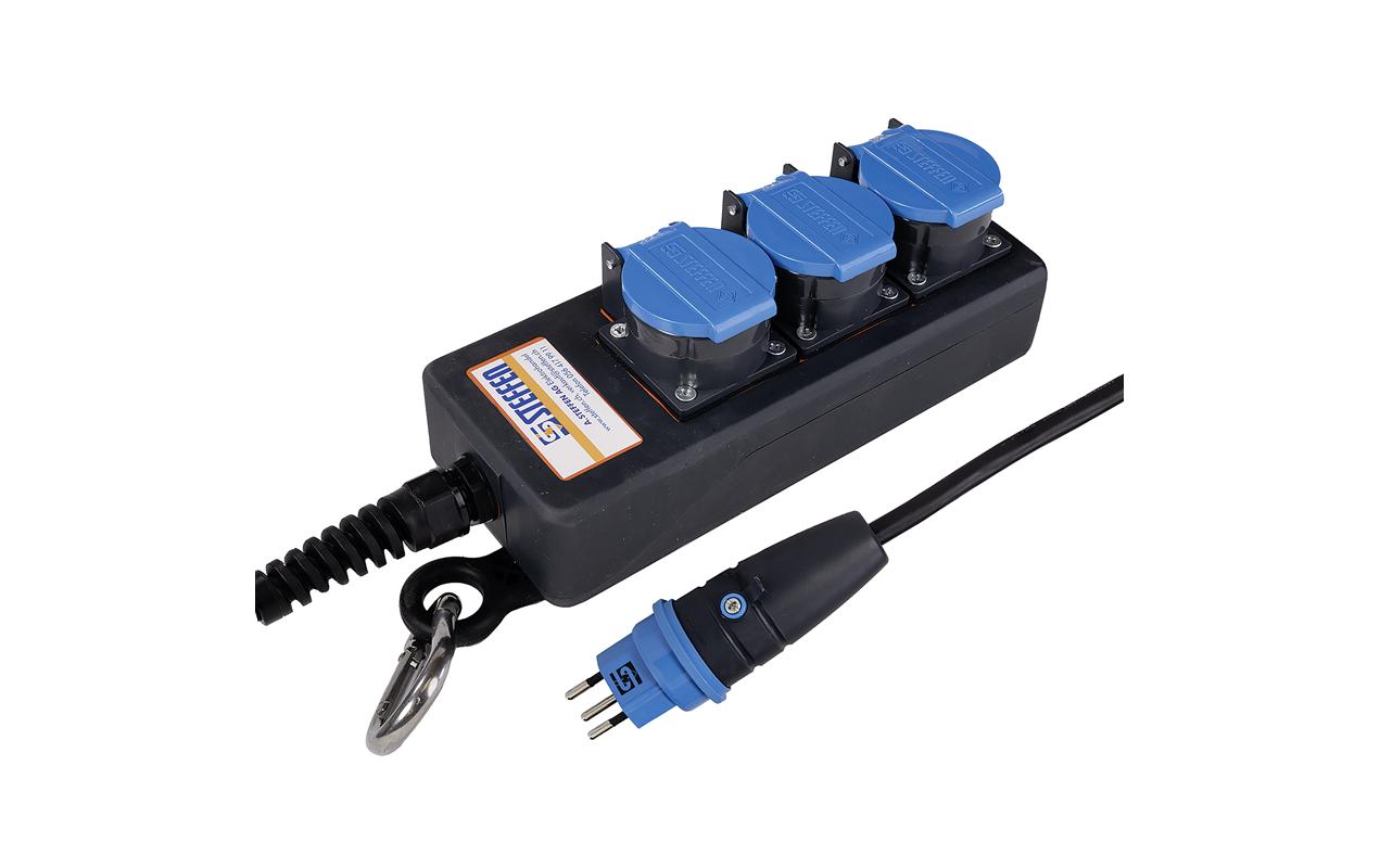 STEFFEN Industrie-Steckerleiste Professional 3x T13 IP55, 3 m