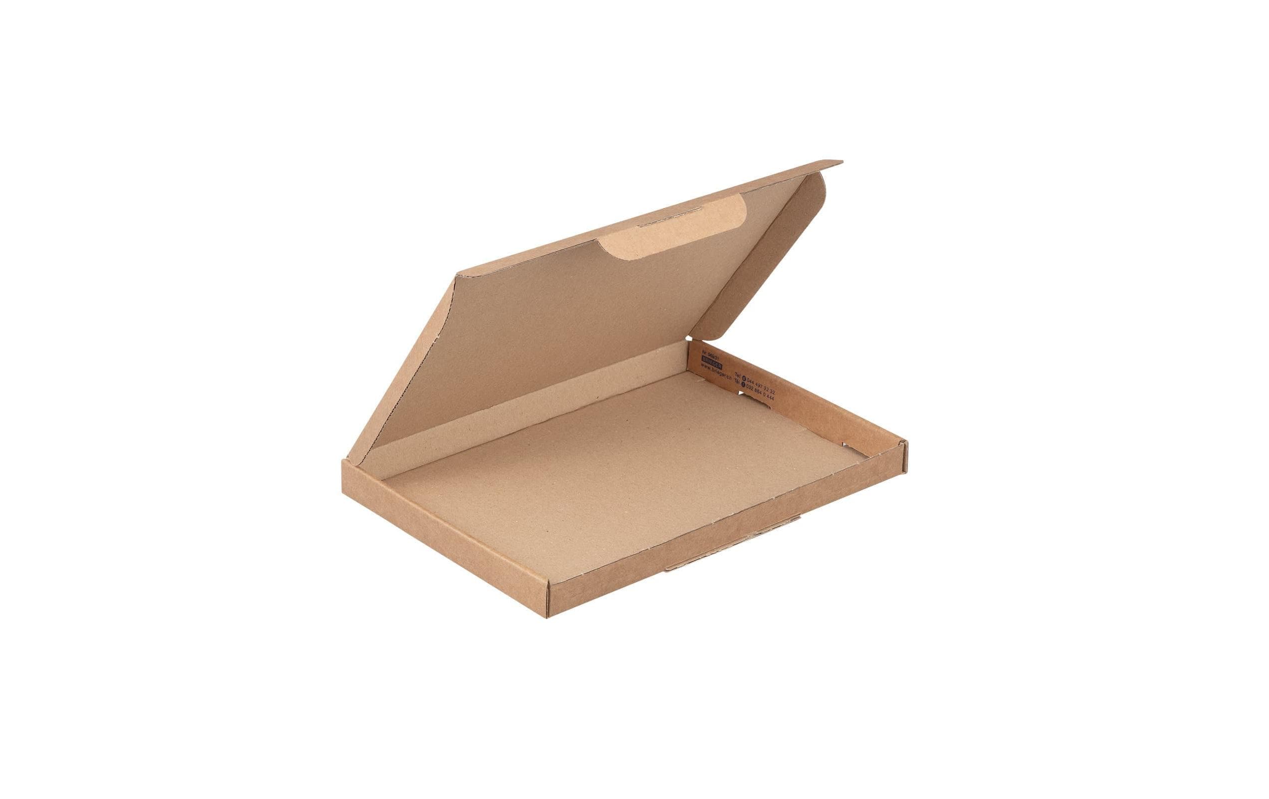 Brieger Versandkarton 22 x 15.5 x 1.6 cm, 1 Stück – Versandkarton von Brieger