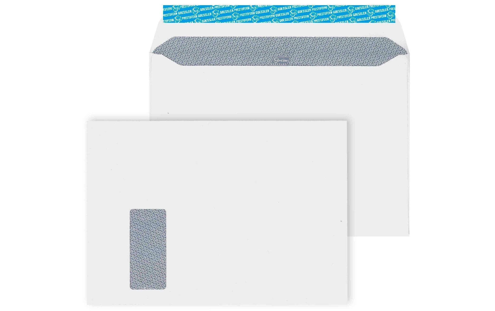 Goessler Couvert mit Fenster G-Line Pure C4, Links, 250 Stück – Couvert von Goessler