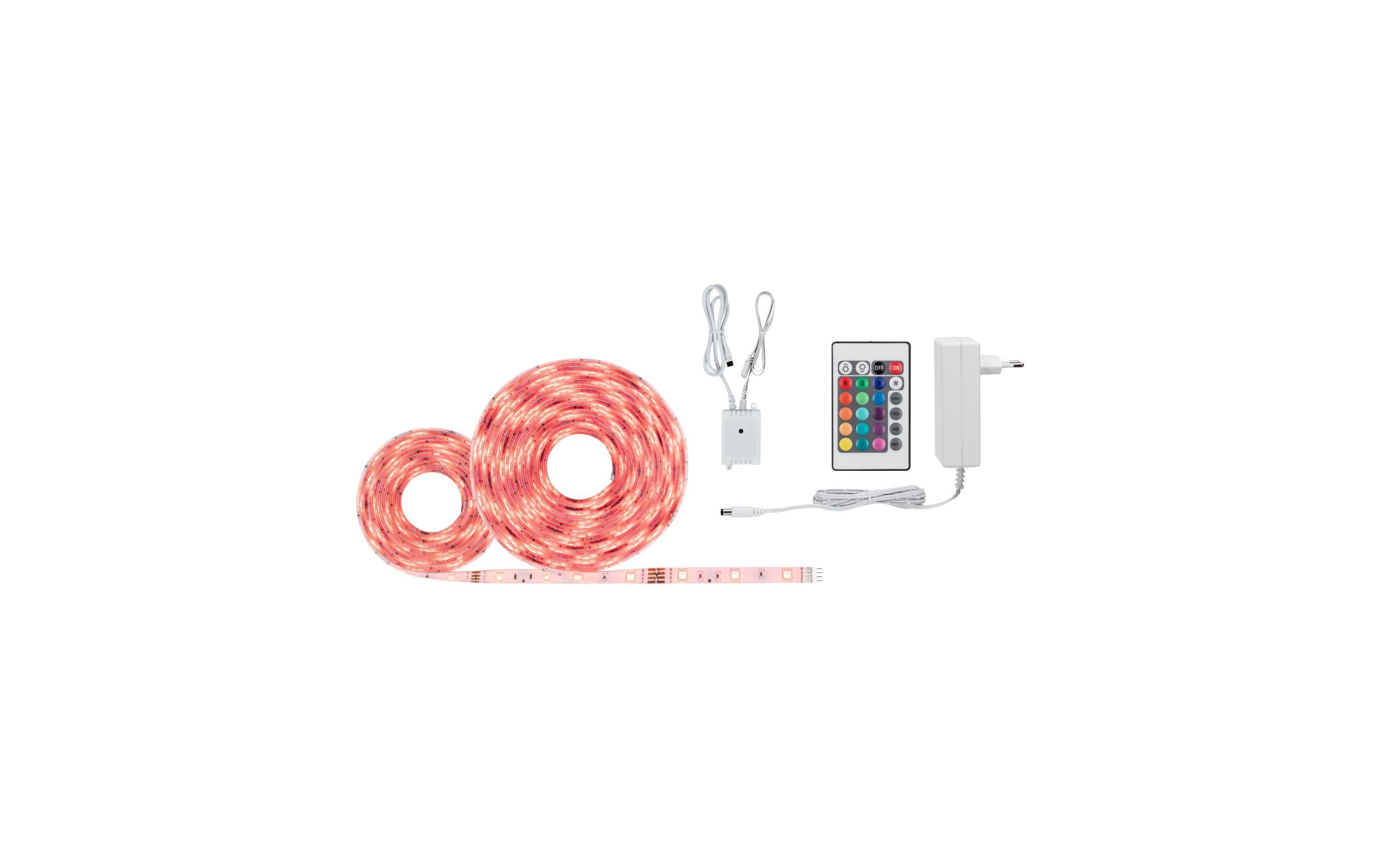 Paulmann LED-Stripe SimpLED RGB, 7.5 m Rolle – LED-Streifen RGB mit Netzteil von Paulmann