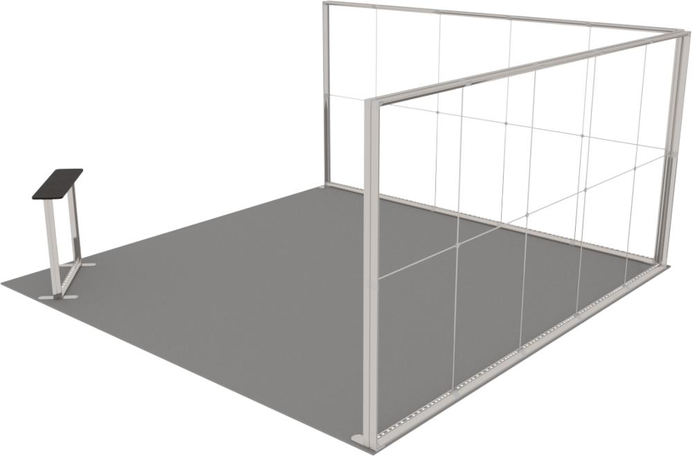 LUMIX Messestand 25 m² Eckstand Messeauftritt Praxisbeispiel