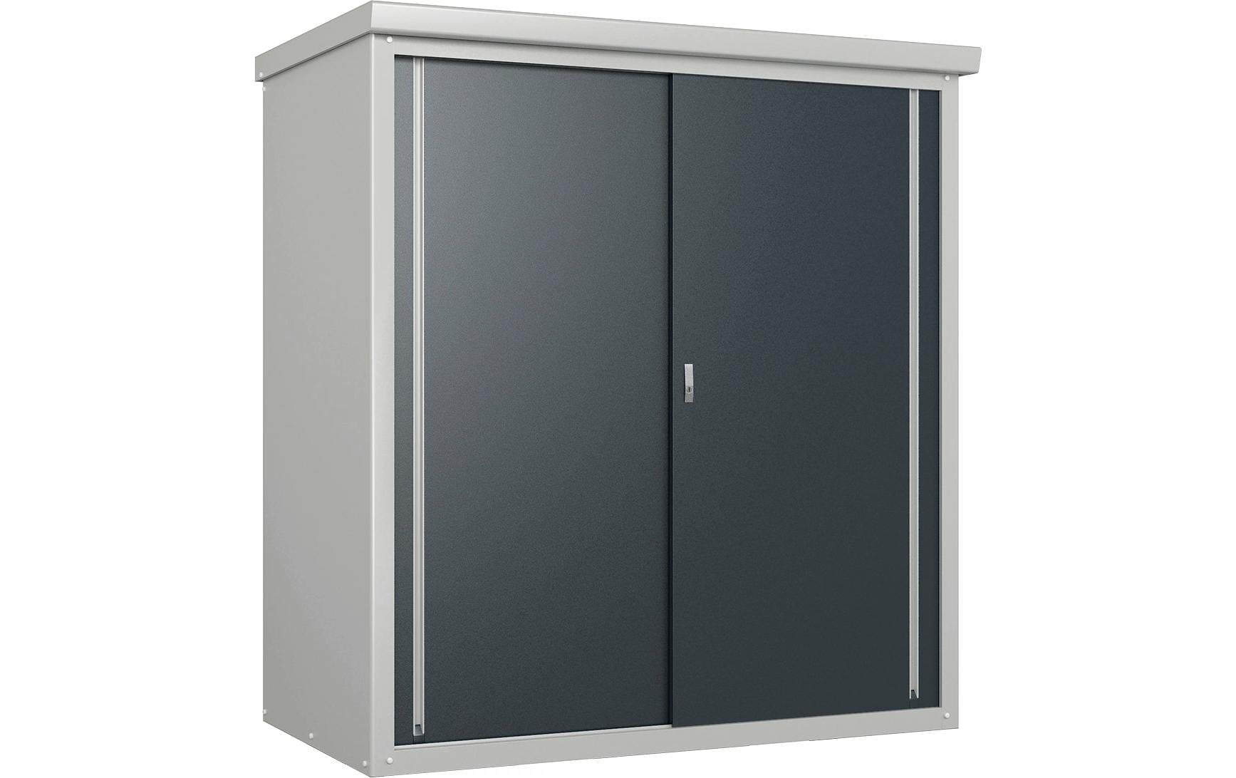 TRIMETALS Gartenschrank Guardian D63 Grau/Anthrazit