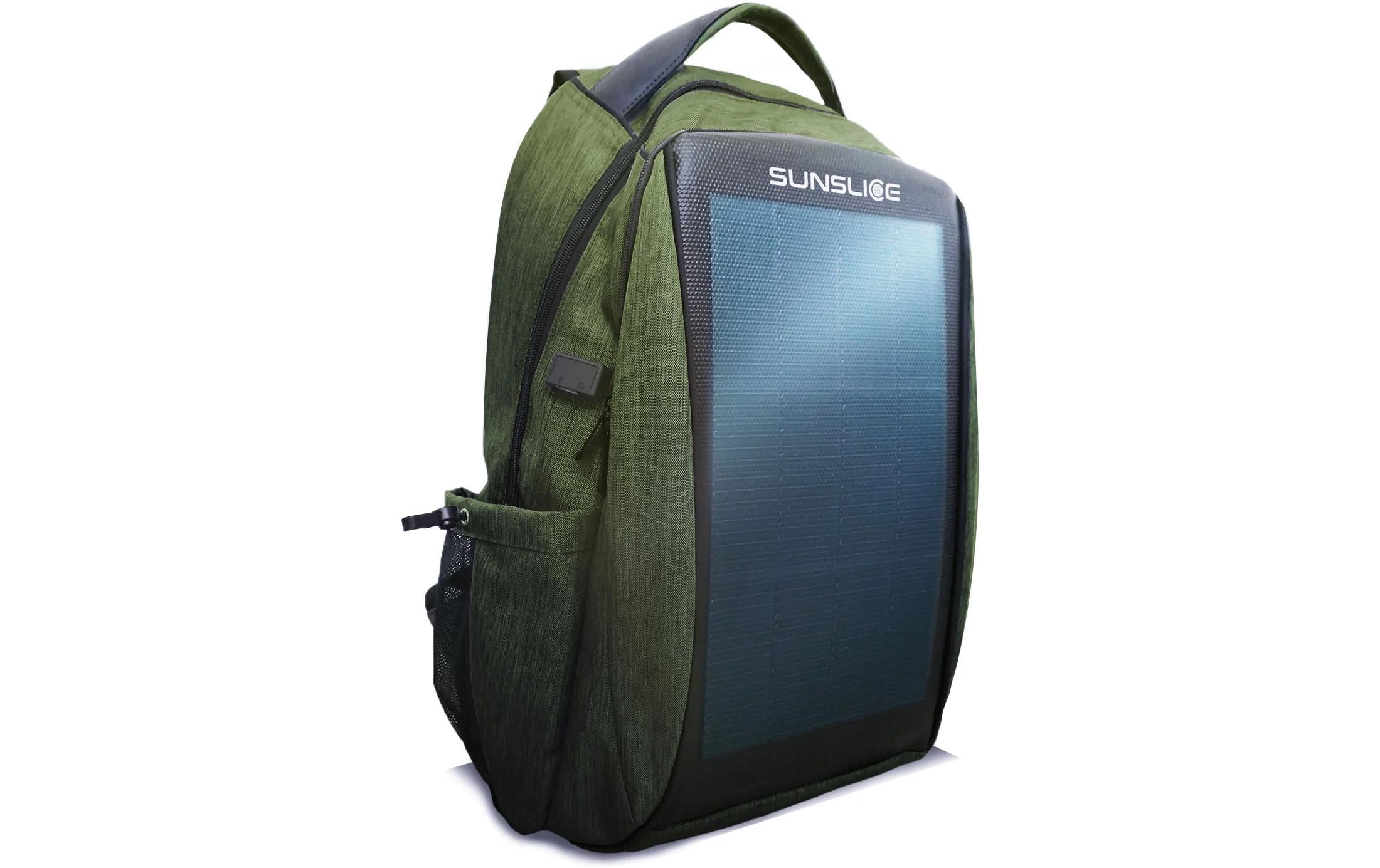 SunSlice Zenith – Solar Backpack – Grün 8 W