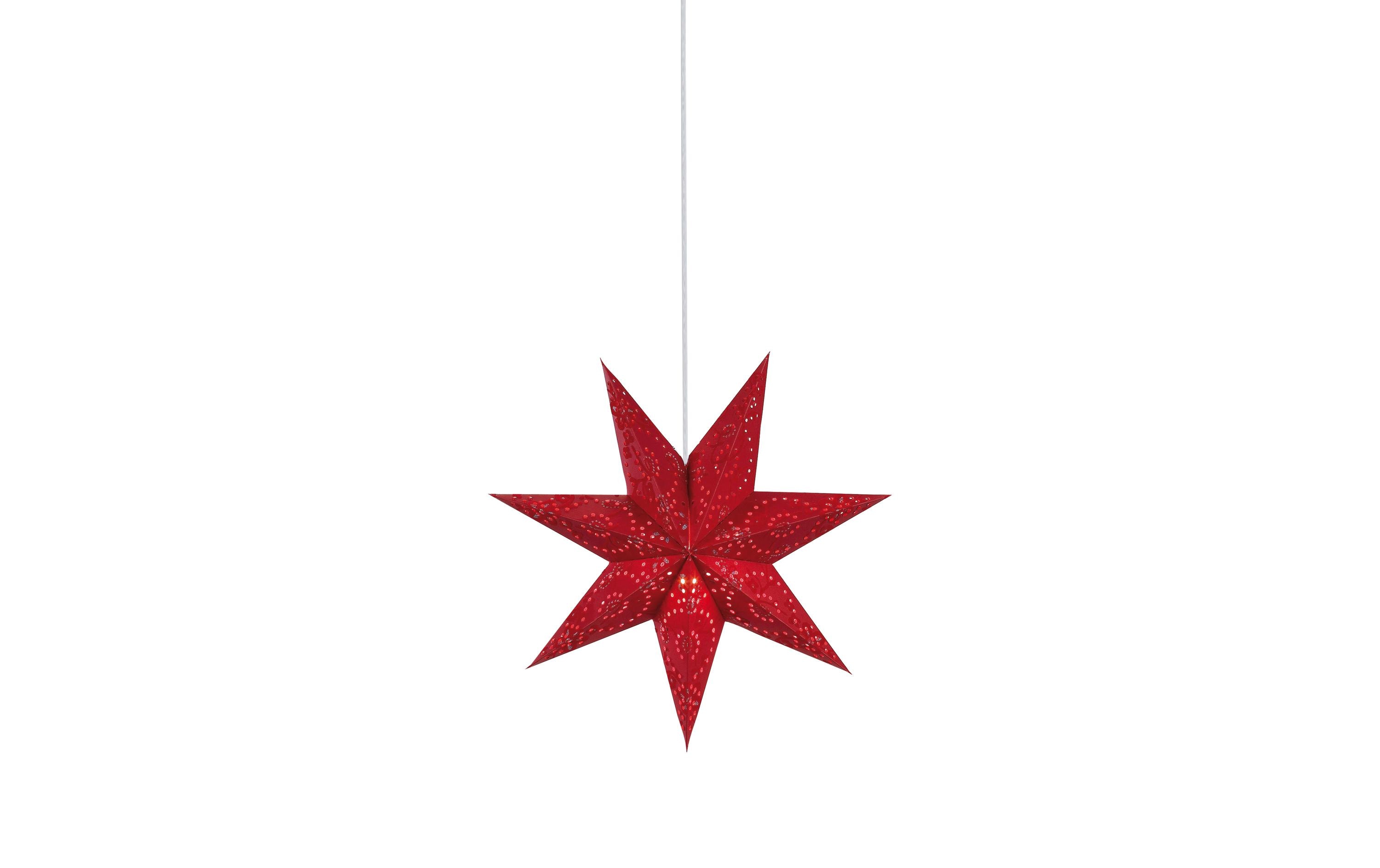 Markslöjd Hänger Aratorp Star, 45 cm, red paper