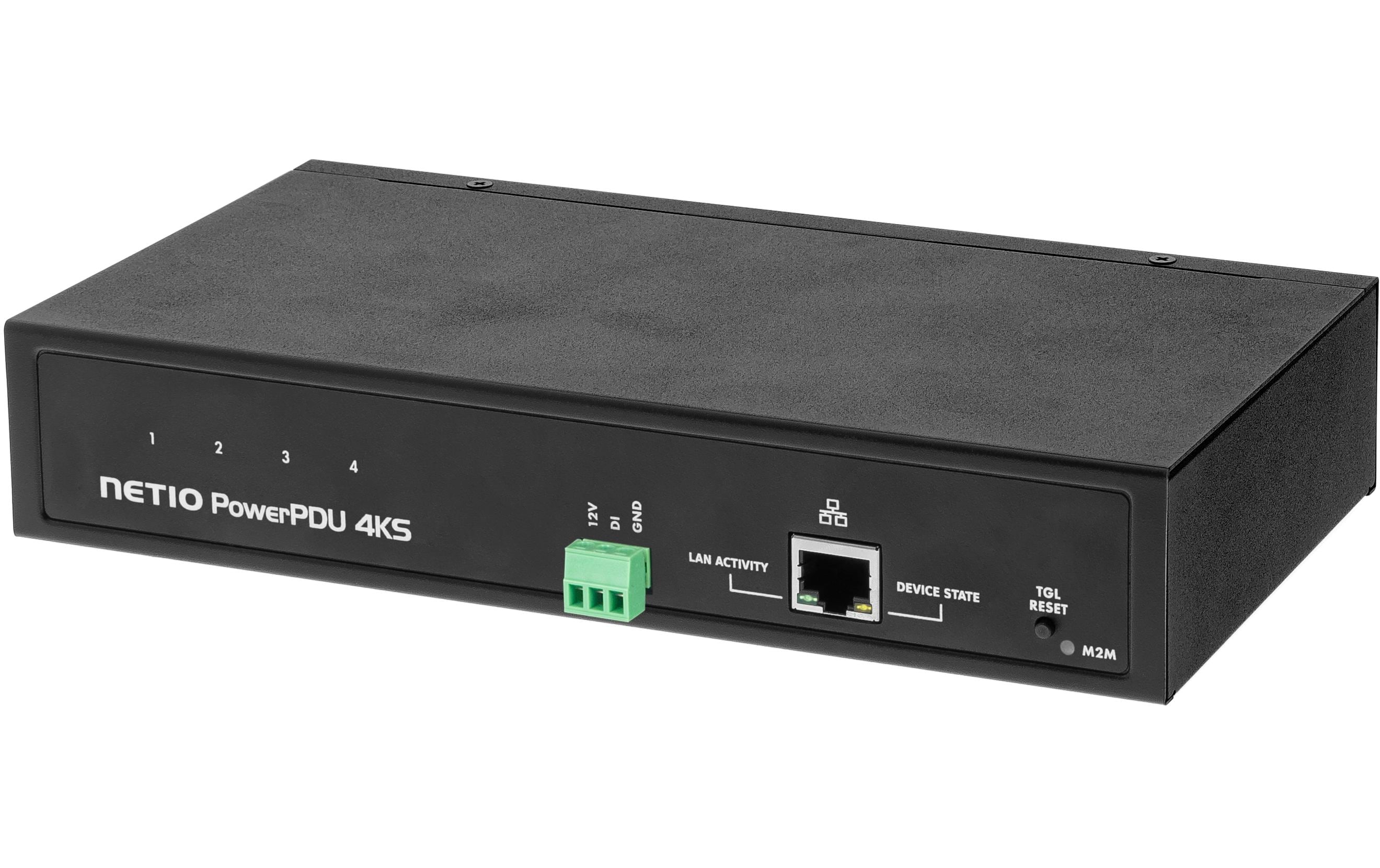 NETIO IP-Steckerleiste PowerPDU 4 KS 4x C13 mit Leistungsmessung – Steckerleiste von NETIO