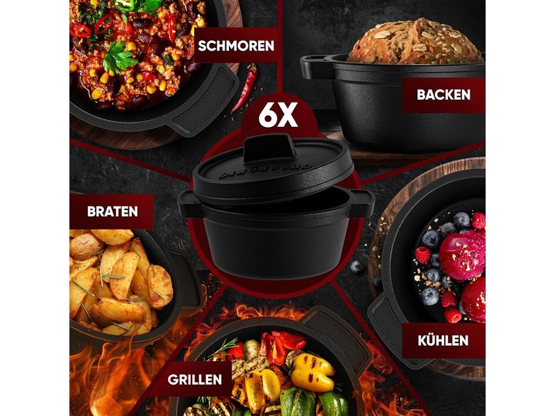 Mini Dutch Oven 6 set 300ml