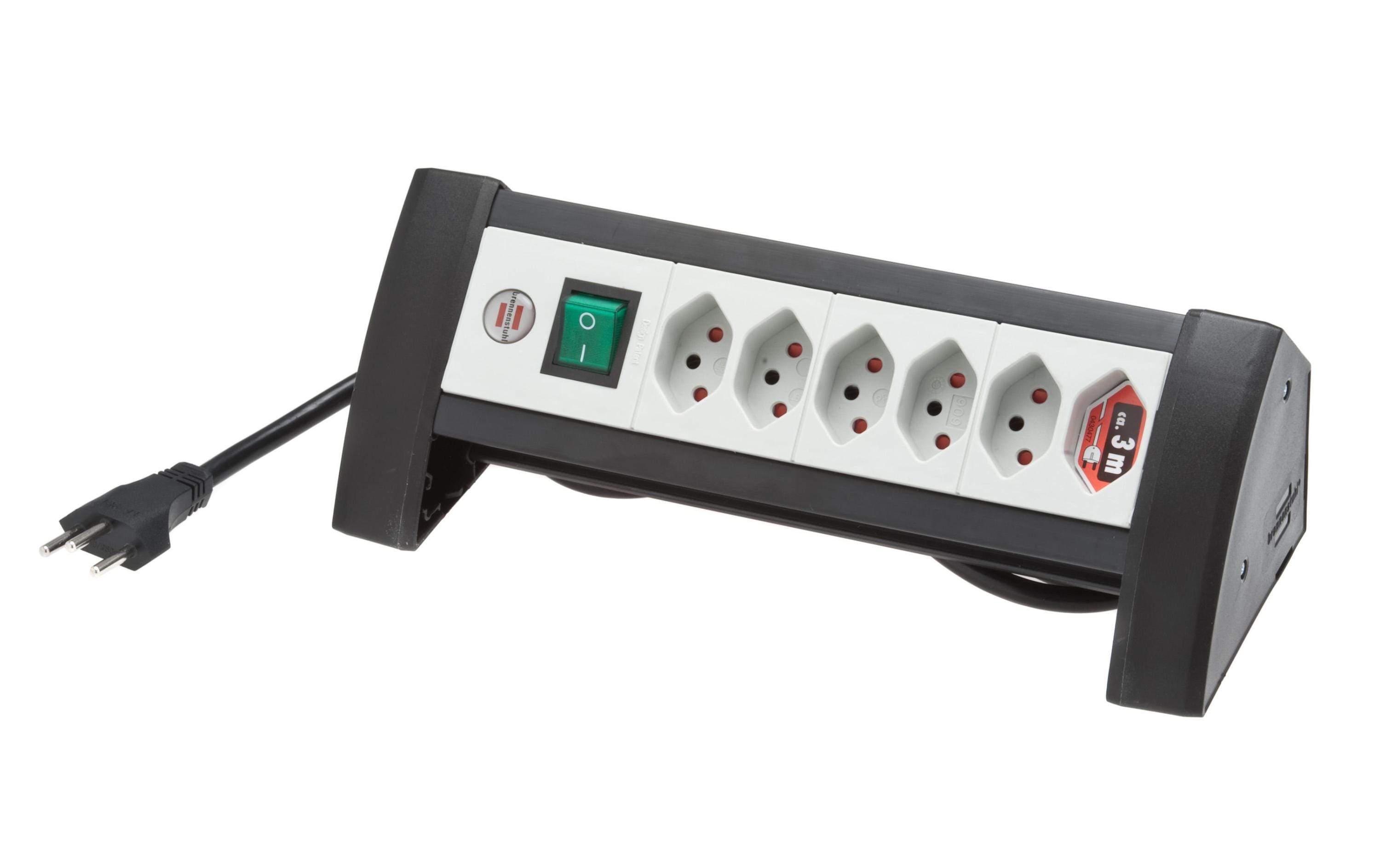 Brennenstuhl Tischsteckdosenleiste Premium-Office-Line 6x T13 – Tischsteckdosenleiste von Brennenstuhl