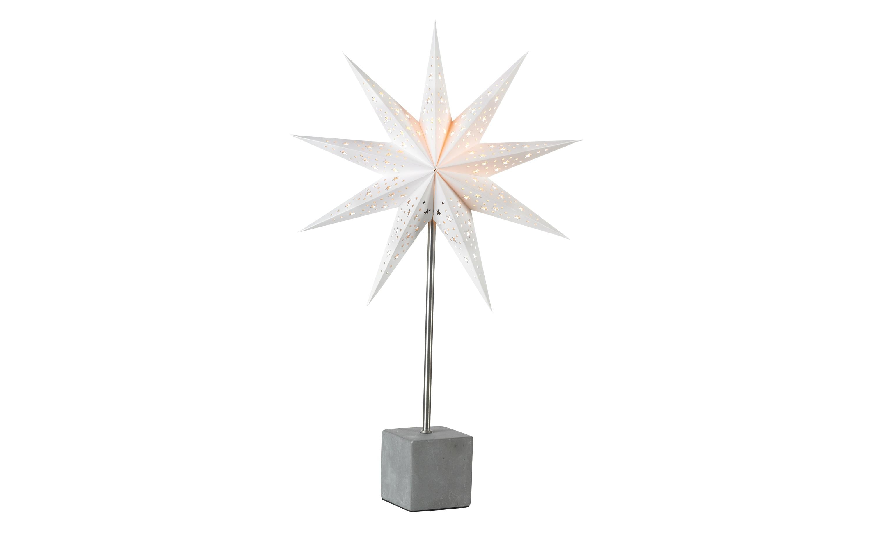 Markslöjd Tischdeko Hård 58 cm, weiss
