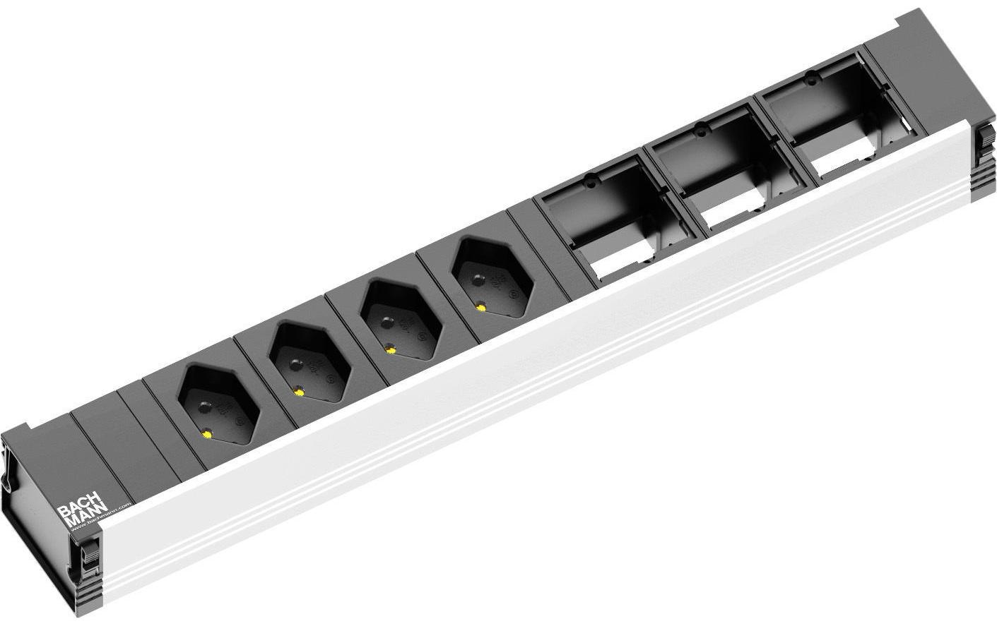 Bachmann Einbausteckerleiste CONI 4x T13, 3x ABD 4x T13 – 3x ABD – Einbausteckdose von Bachmann