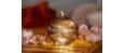 balthasar Mela LED-Deko-Apfel Glas Braun – LED-Weihnachtsdeko von balthasar