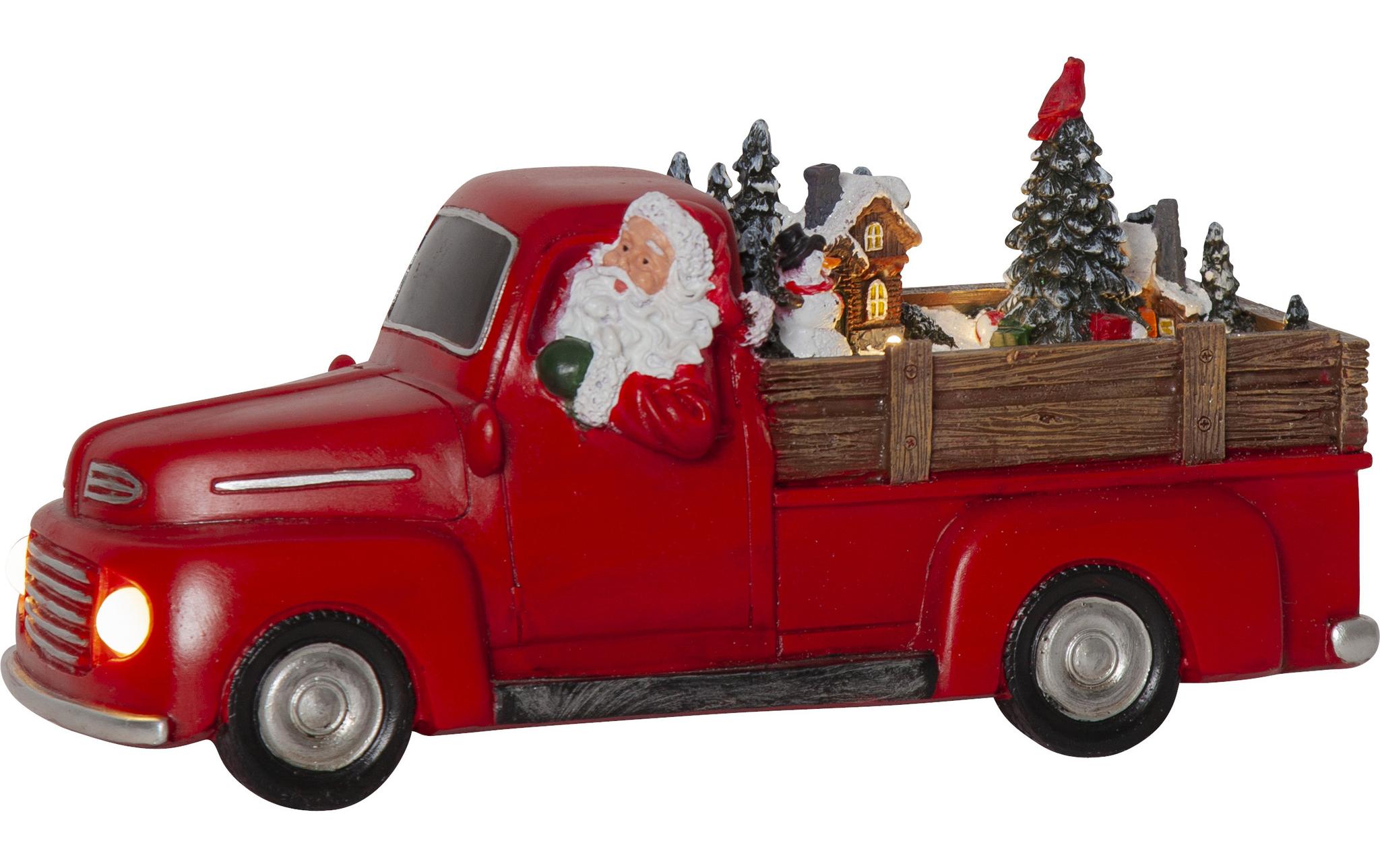 Star Trading LED-Figur Merryville, Lastwagen – LED-Weihnachtsfigur mit Timer von Star Trading
