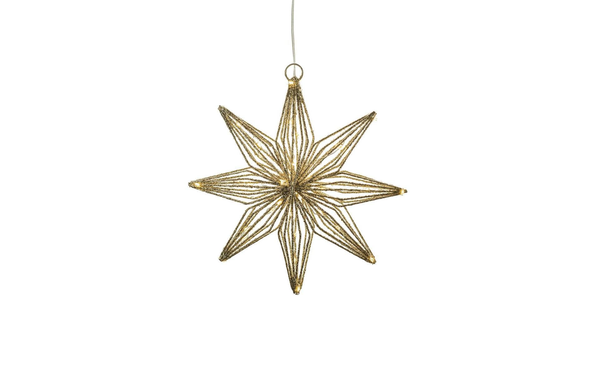 STT Fensterhänger Svenja Stern, Ø 22 cm, Gold