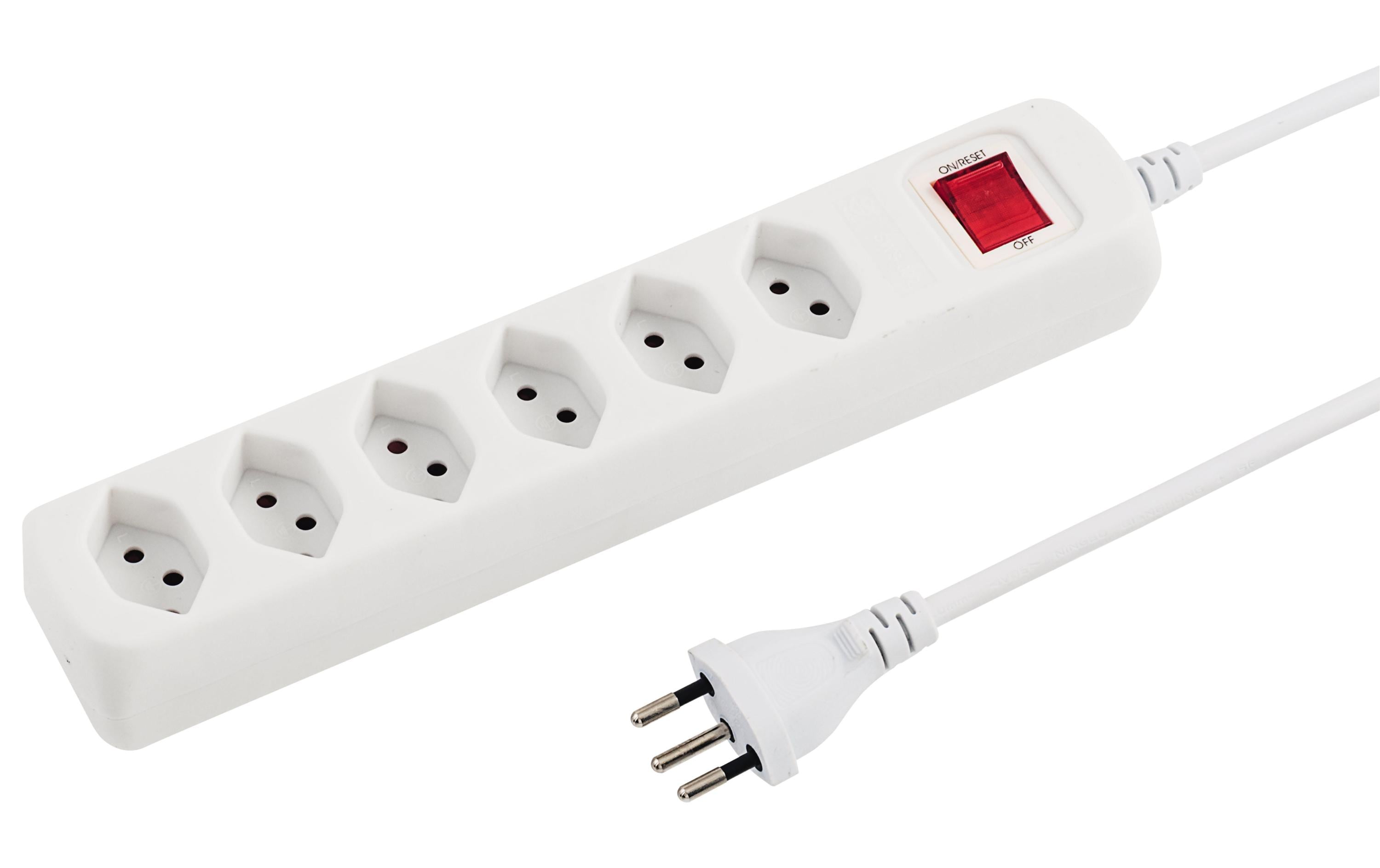 STEFFEN Steckdosenleiste POWER EASY 6x T13 – Steckerleiste von STEFFEN