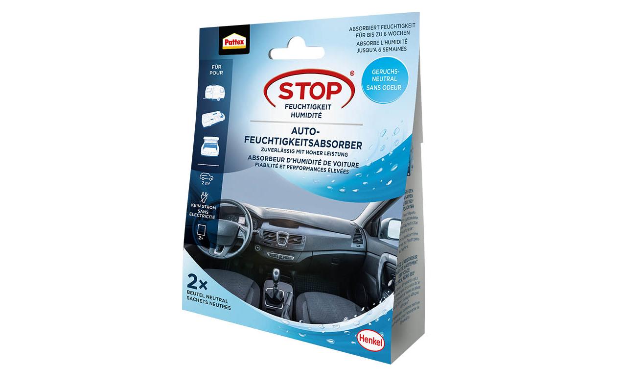 Pattex Entfeuchter Auto-Feuchtigkeitsabsorber AERO 360 2x 50g