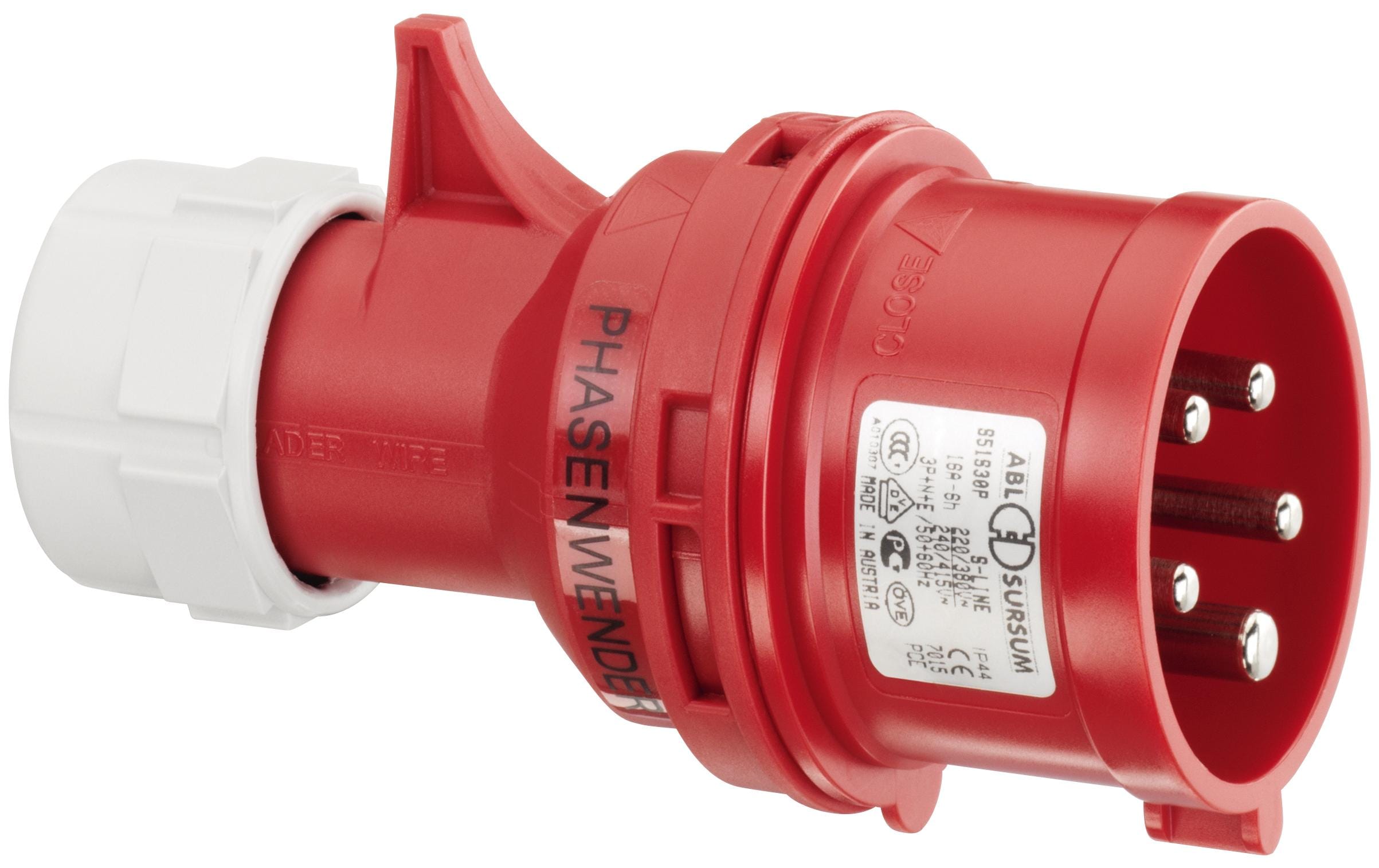 STEFFEN Montagestecker CEE 16/5 D IP44 – CEE-Stecker 16/5 von STEFFEN