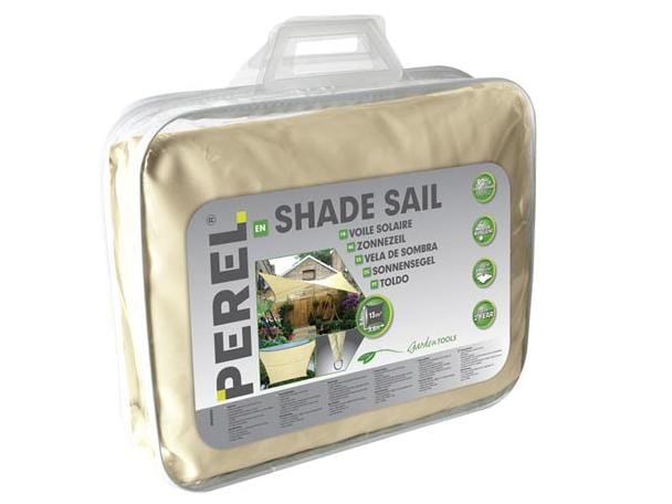 Perel Sonnensegel - Quadrat, 3.6x3.6 m,