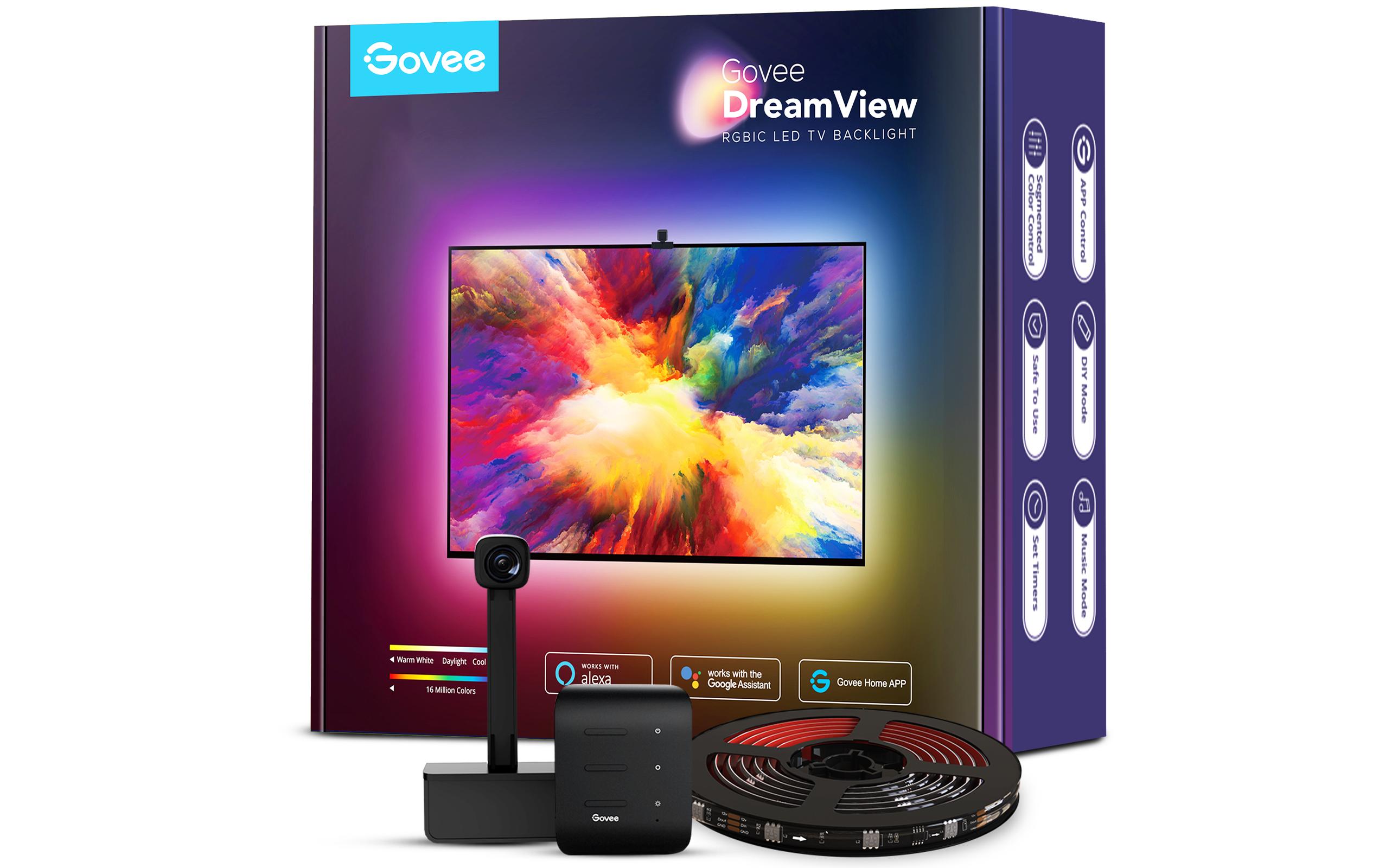 Govee DreamView T1 TV- Light Strips, 75-85 – Smarter LED-Streifen mit Netzteil von Govee