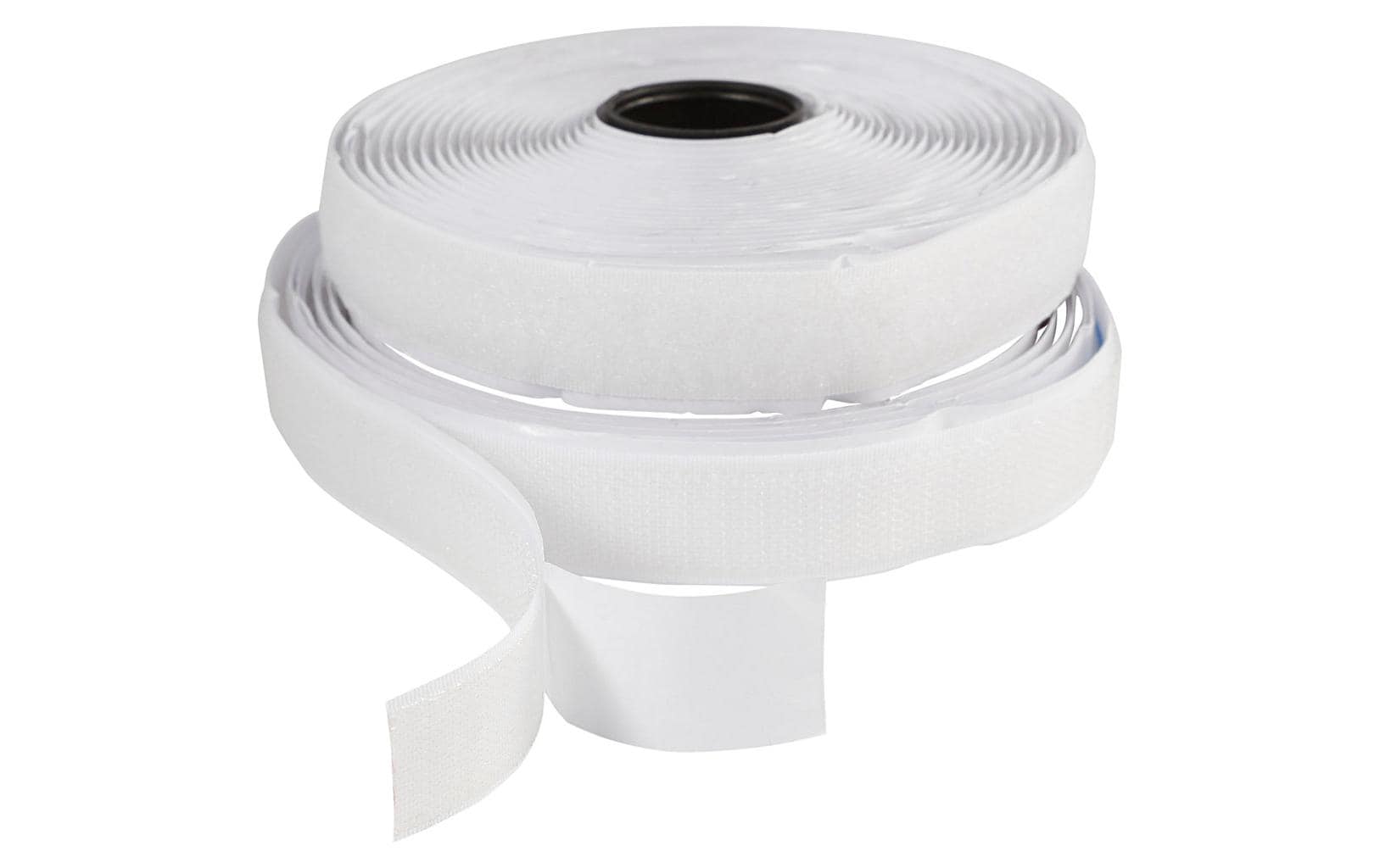 Creativ Company Klettband Haken & Ösen selbstklebend Weiss 20 mm 5 m – Klettband-Rolle von Creativ Company