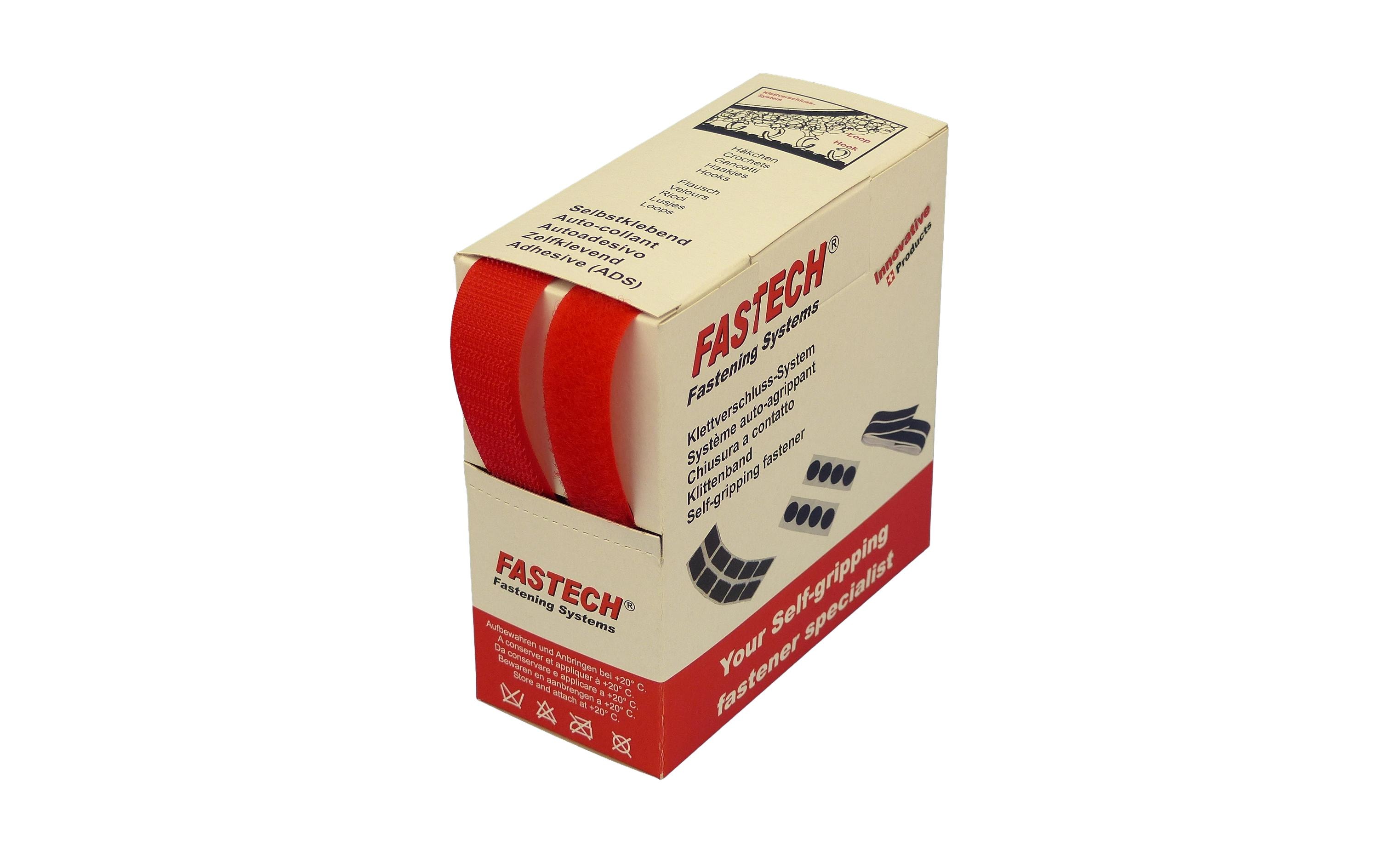 FASTECH Klettband-Box Rot – Klettband von FASTECH