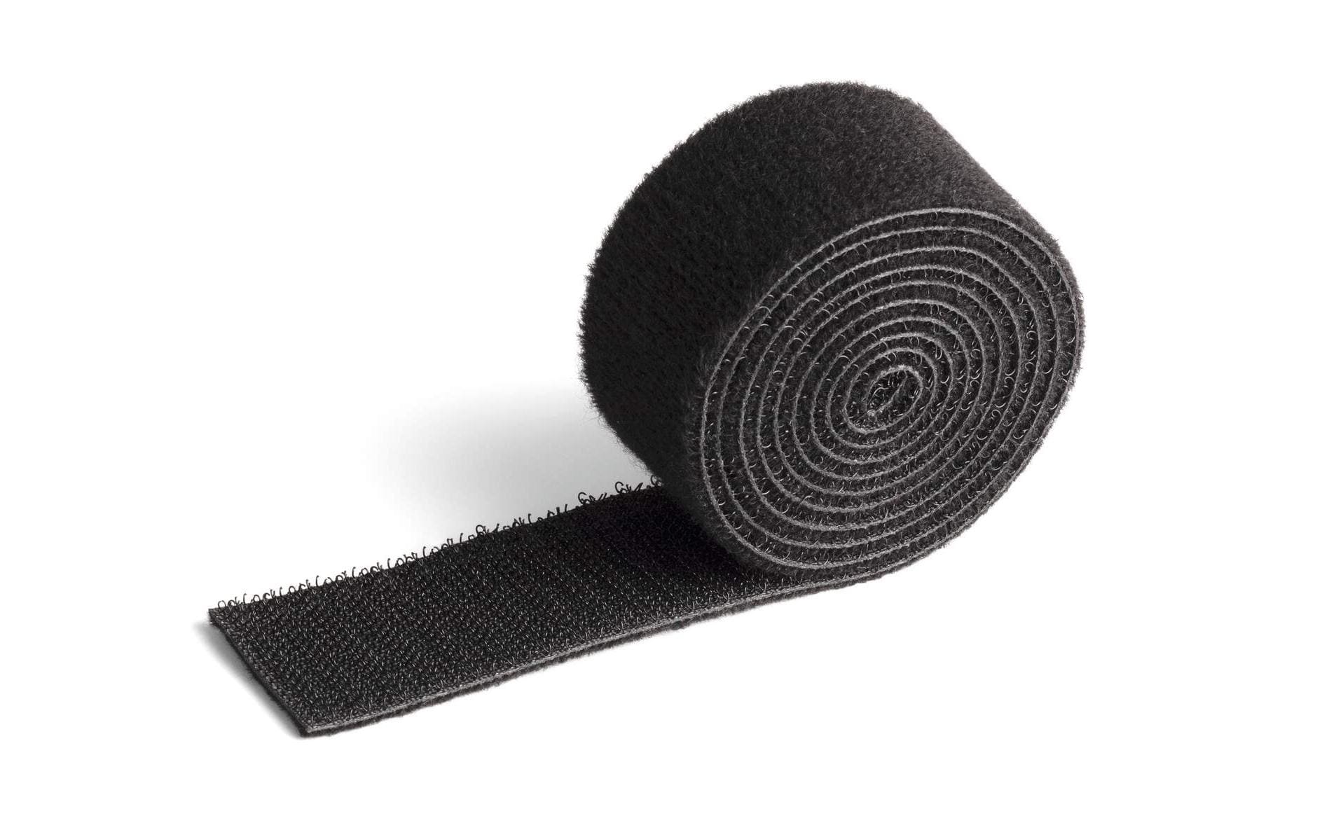 DURABLE Klettband-Rolle Cavoline Grip 30 mm x 1 m, Schwarz – Klettband-Rolle von DURABLE