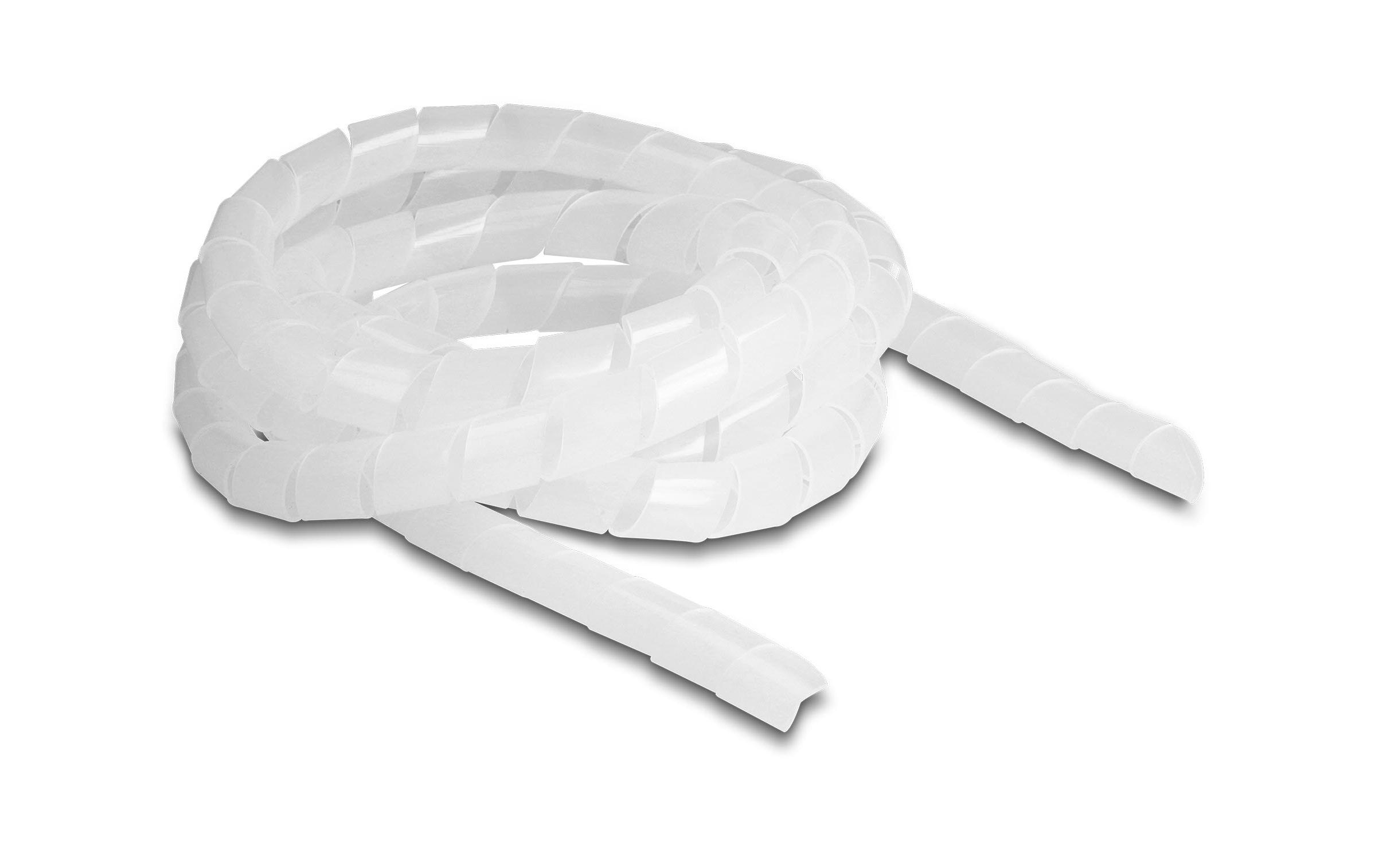 Delock Spiroschlauch flexibel 2 m x 14 mm Transparent – Spiralschlauch von Delock