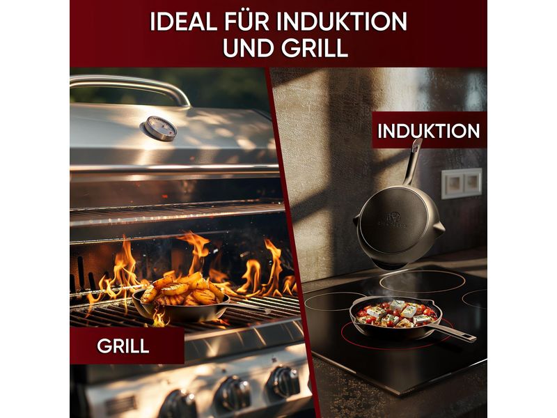 Eingebrannte Mini-Bratpfanne 6 set