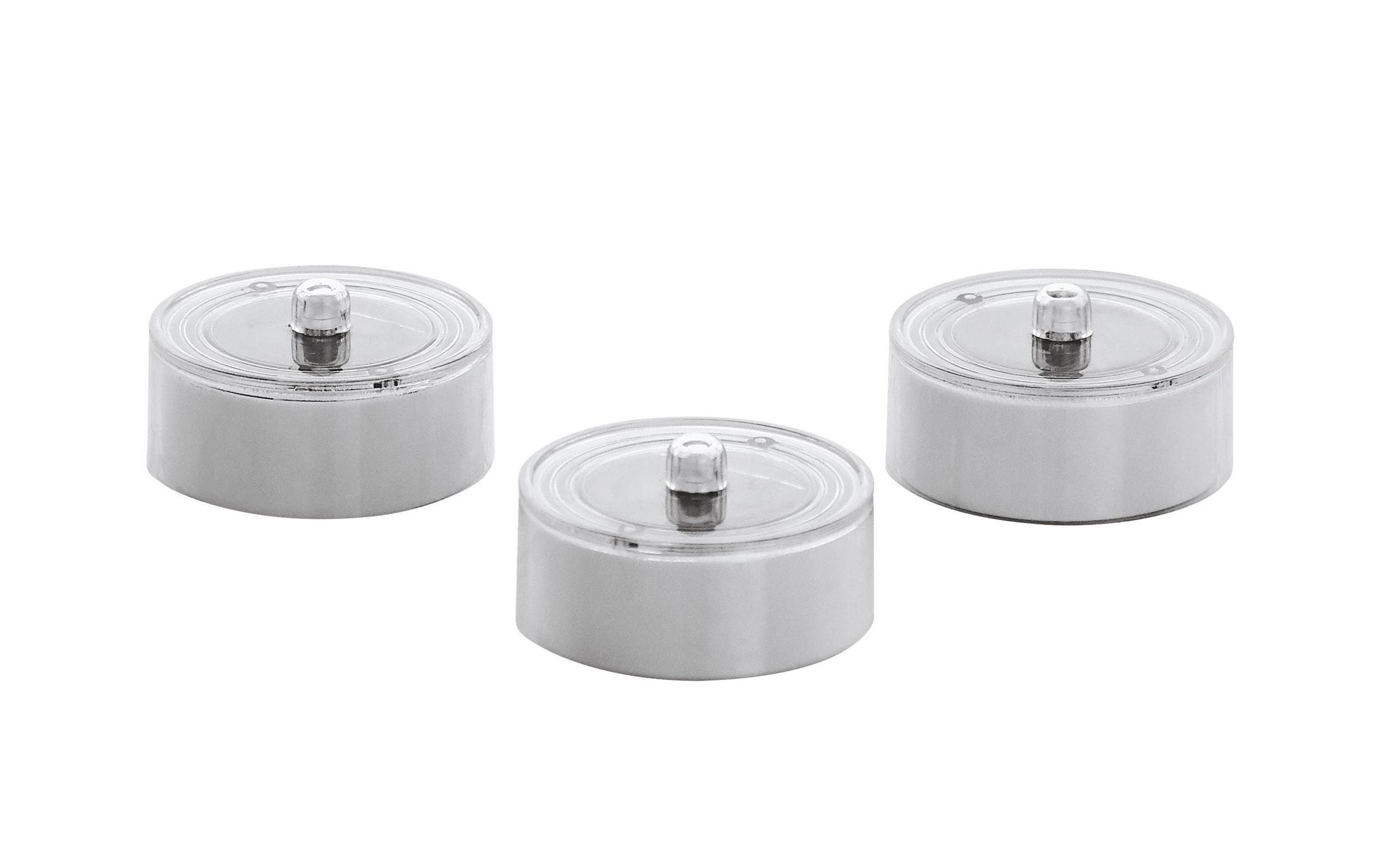 EGLO Leuchten LED Teelichter Set SOLAR Ø 5 x 3 cm, Weiss – LED-Teelichter für aussen von EGLO Leuchten