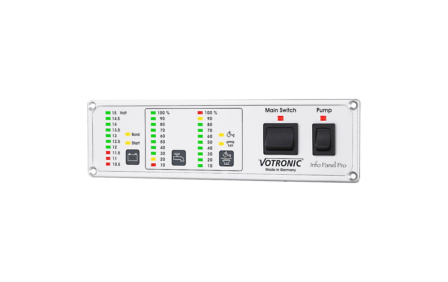 Votronic Paneele und Systemüberwachung Info Panel Pro