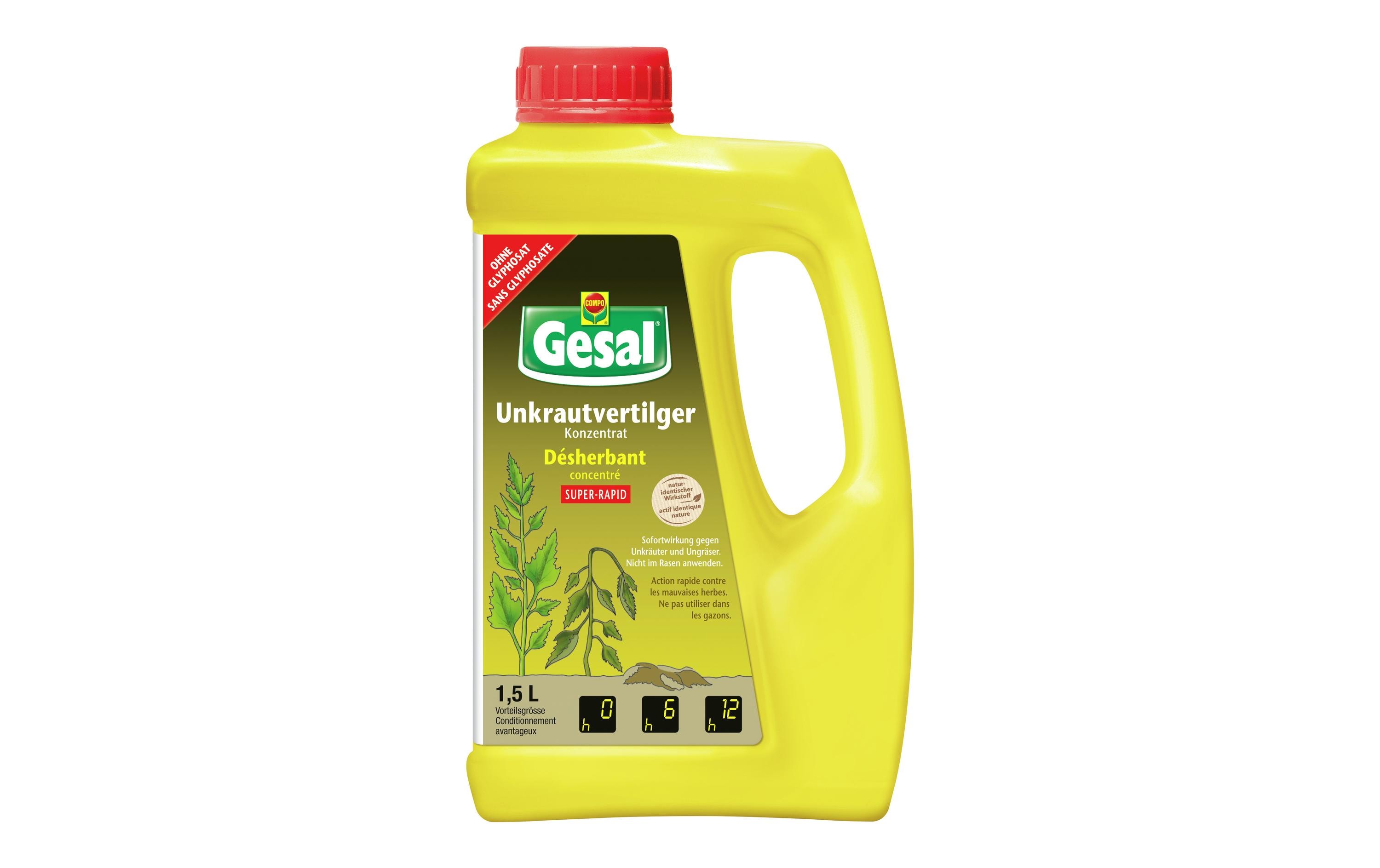 Gesal Unkrautvernichter Gesal SUPER-RAPID Konzentrat 1,5 L