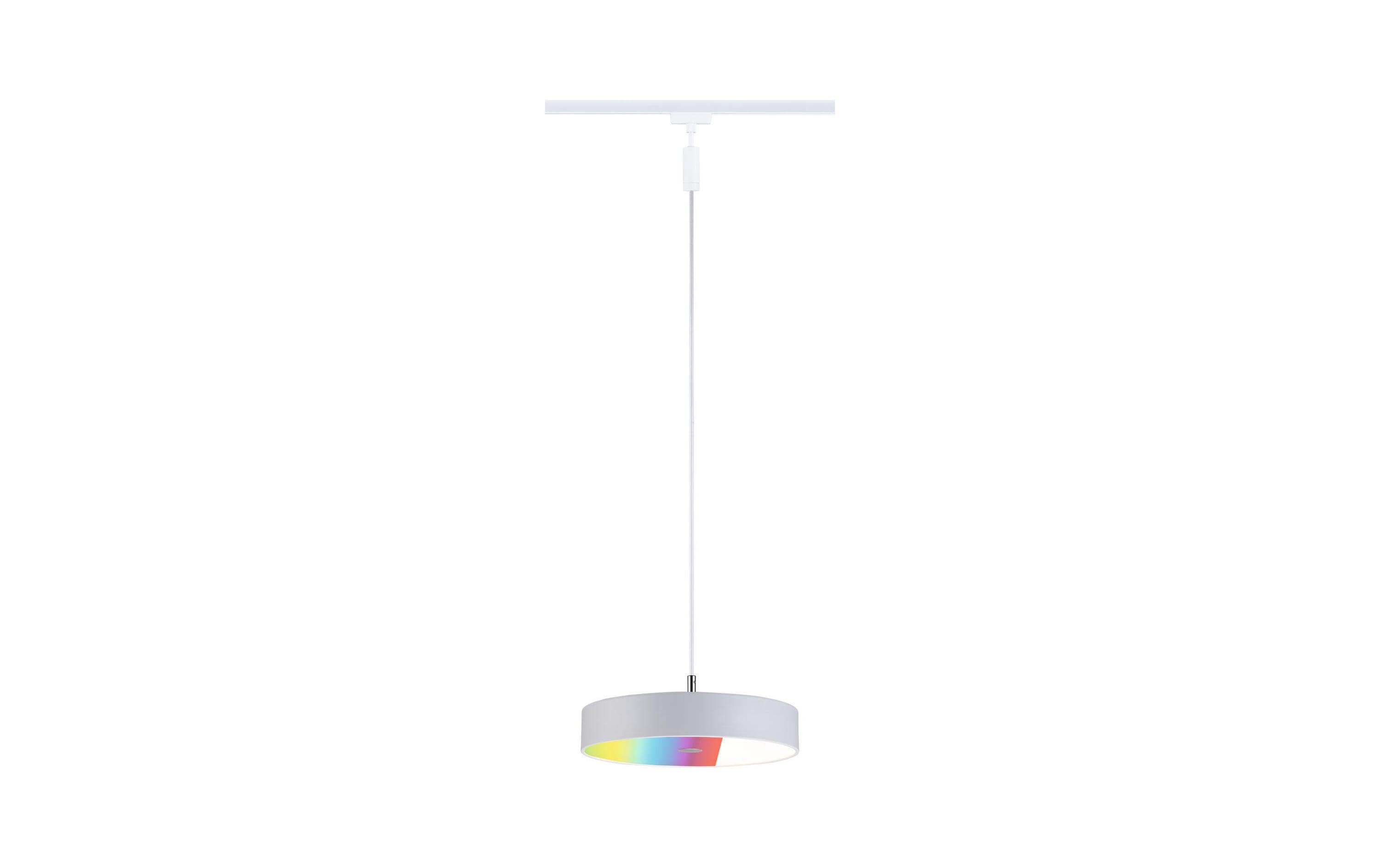 Paulmann URail LED Pendel Hildor RGBW Zigbee, 10W, signalweiss – Smarte Deckenleuchte für Paulmann URail von Paulmann