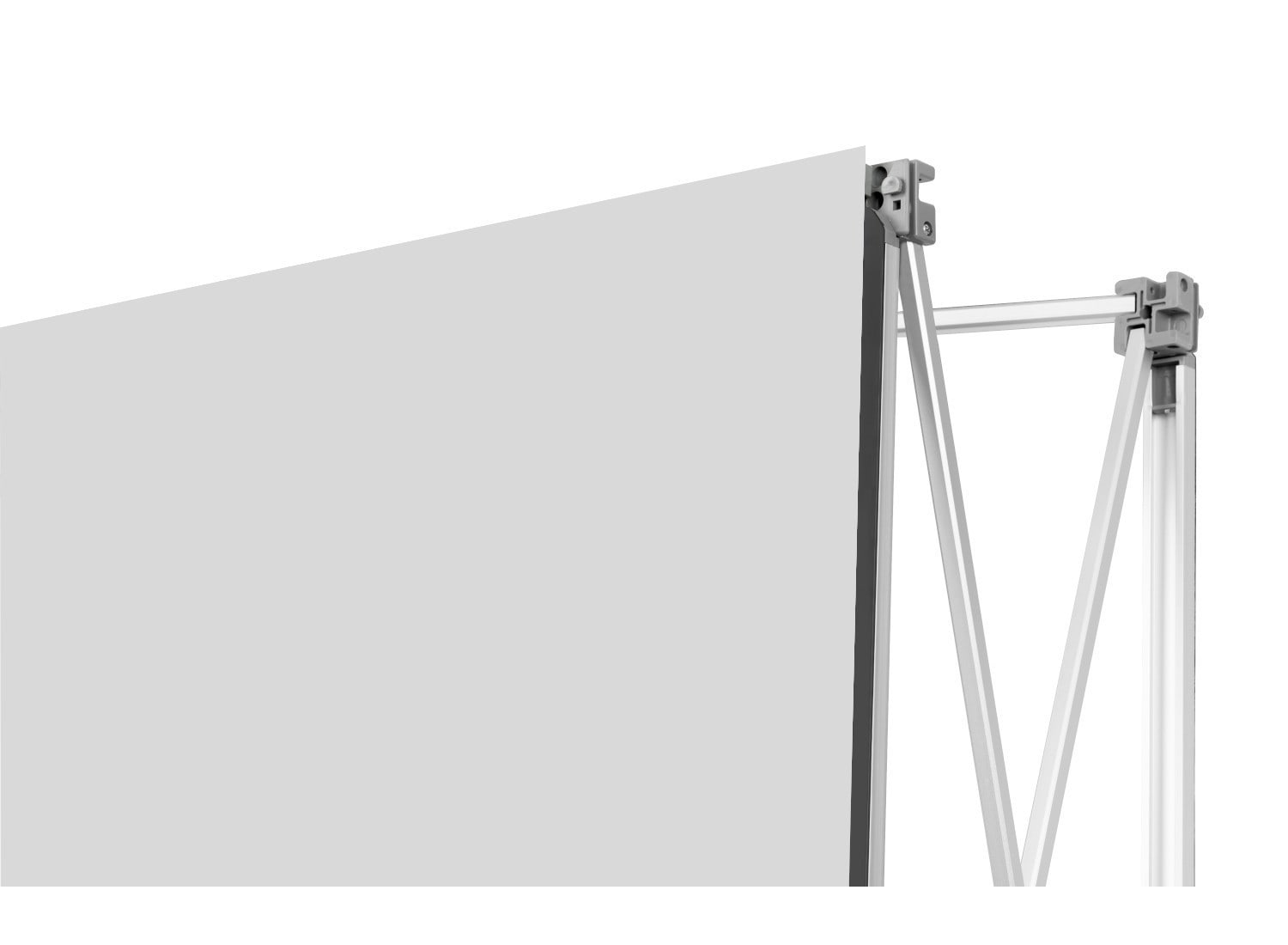 Wand Magnetic Pop Up Standard - 3x3, gebogen, in der Koffertheke
