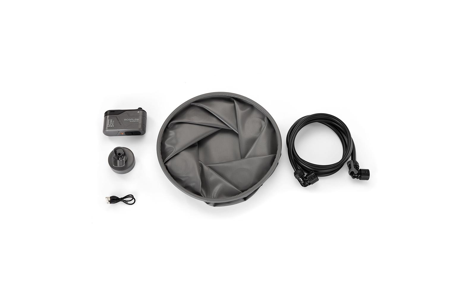 EcoFlow WAVE Series Shower Kit Schwarz