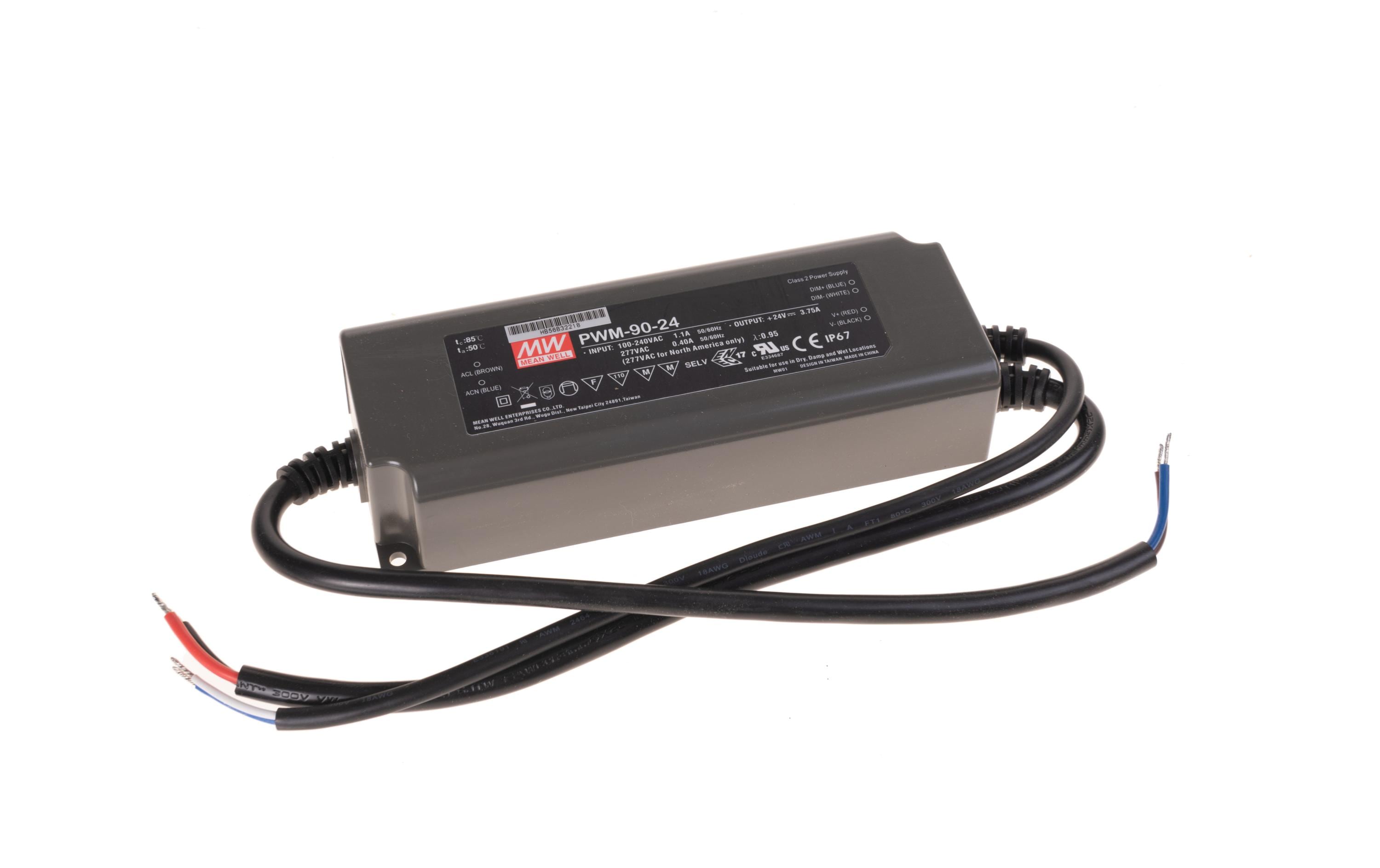 MeanWell LED-Treibernetzgerät  90 W, 24 V