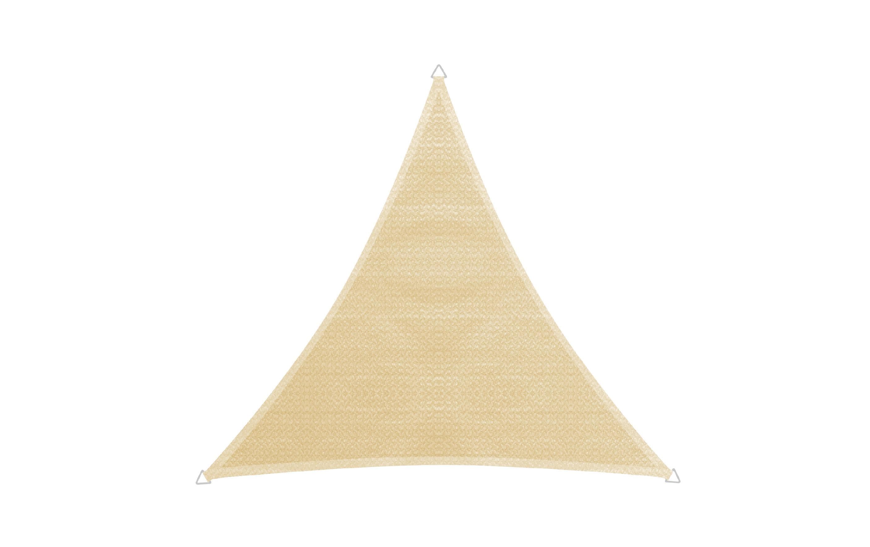 Windhager Sonnensegel Capri, 5 m, Dreieckig, Champagner