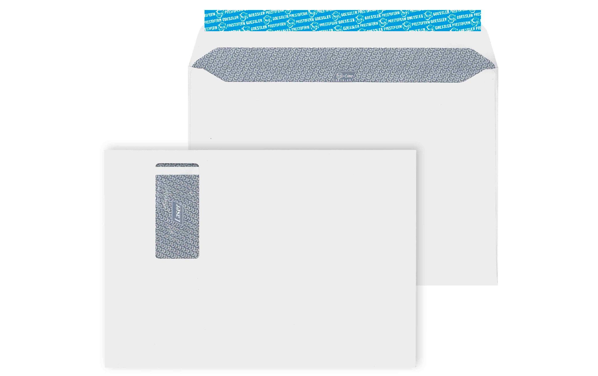 Goessler Couvert mit Fenster G-Line Laser C4, Rechts, 250 Stück – Couvert von Goessler