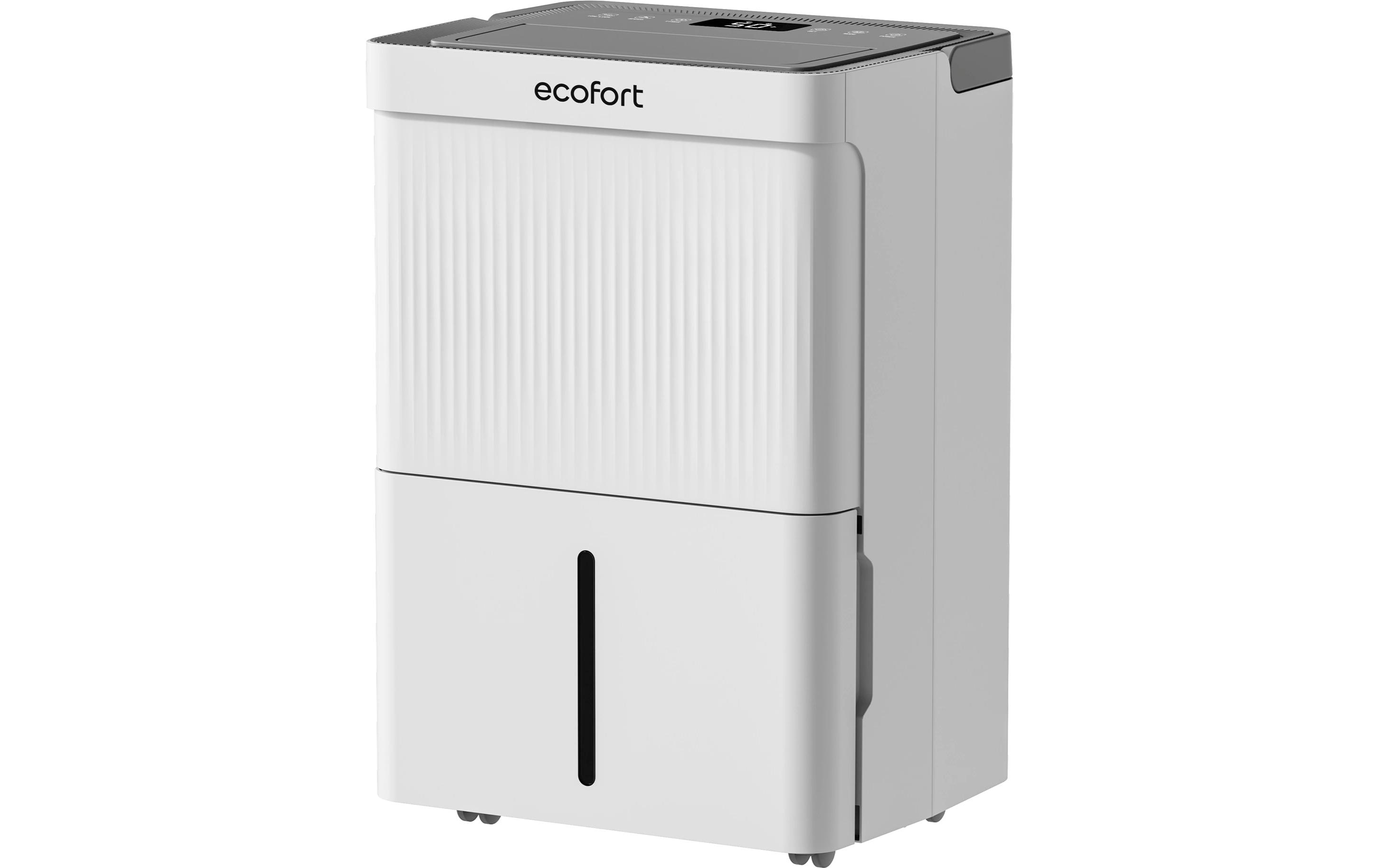 Ecofort ecoQ DryAir 30L Essential – weisser Kompressor-Luftentfeuchter für Räume bis 75 m²