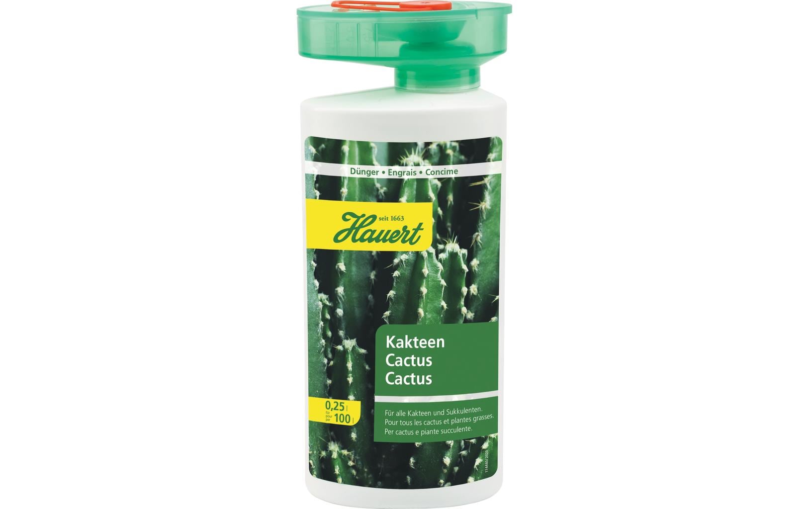 Hauert Flüssigdünger für Kakteen, 250 ml