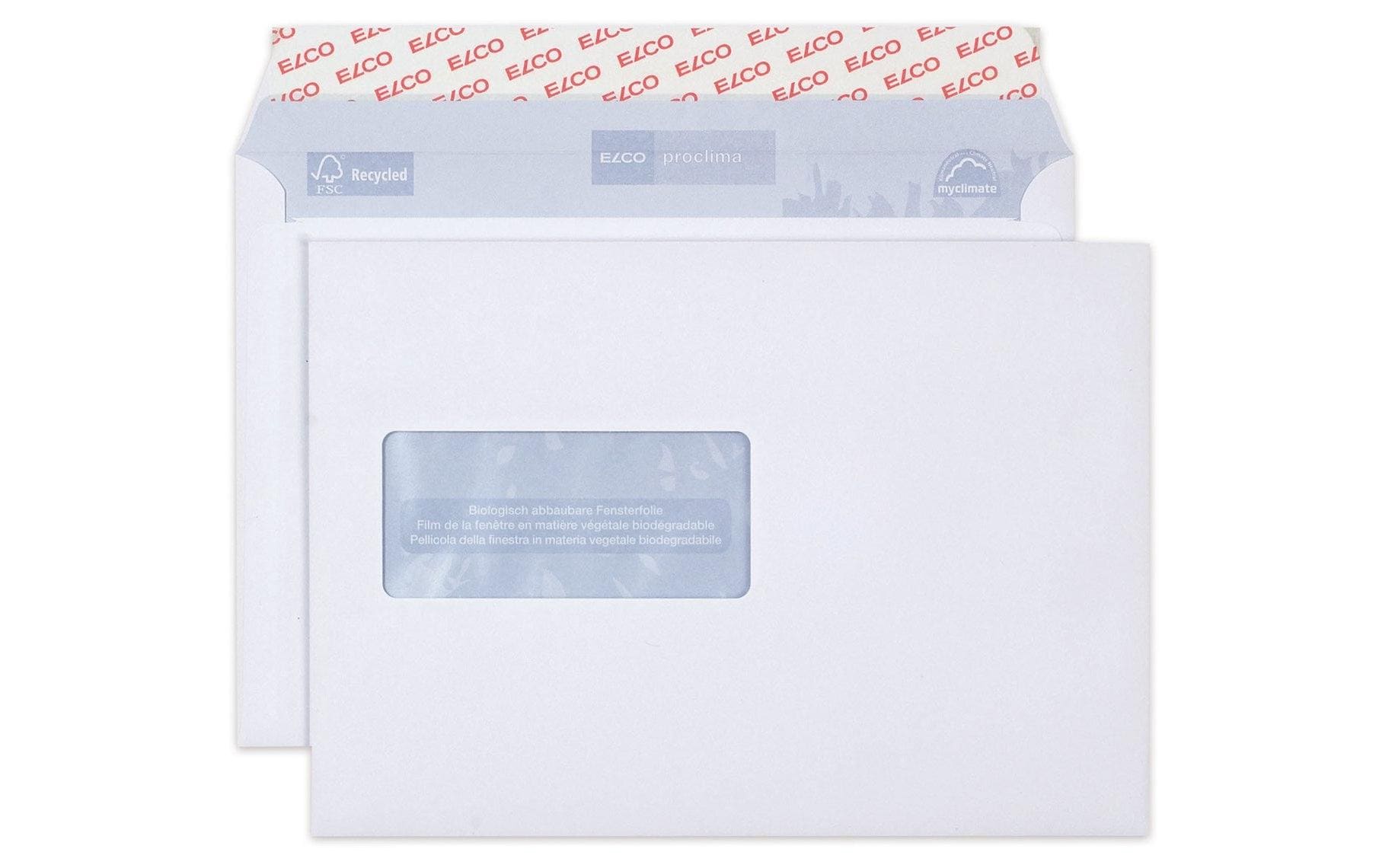ELCO Couvert Proclima C5 mit Fenster links, 500 Stück – Couvert von ELCO