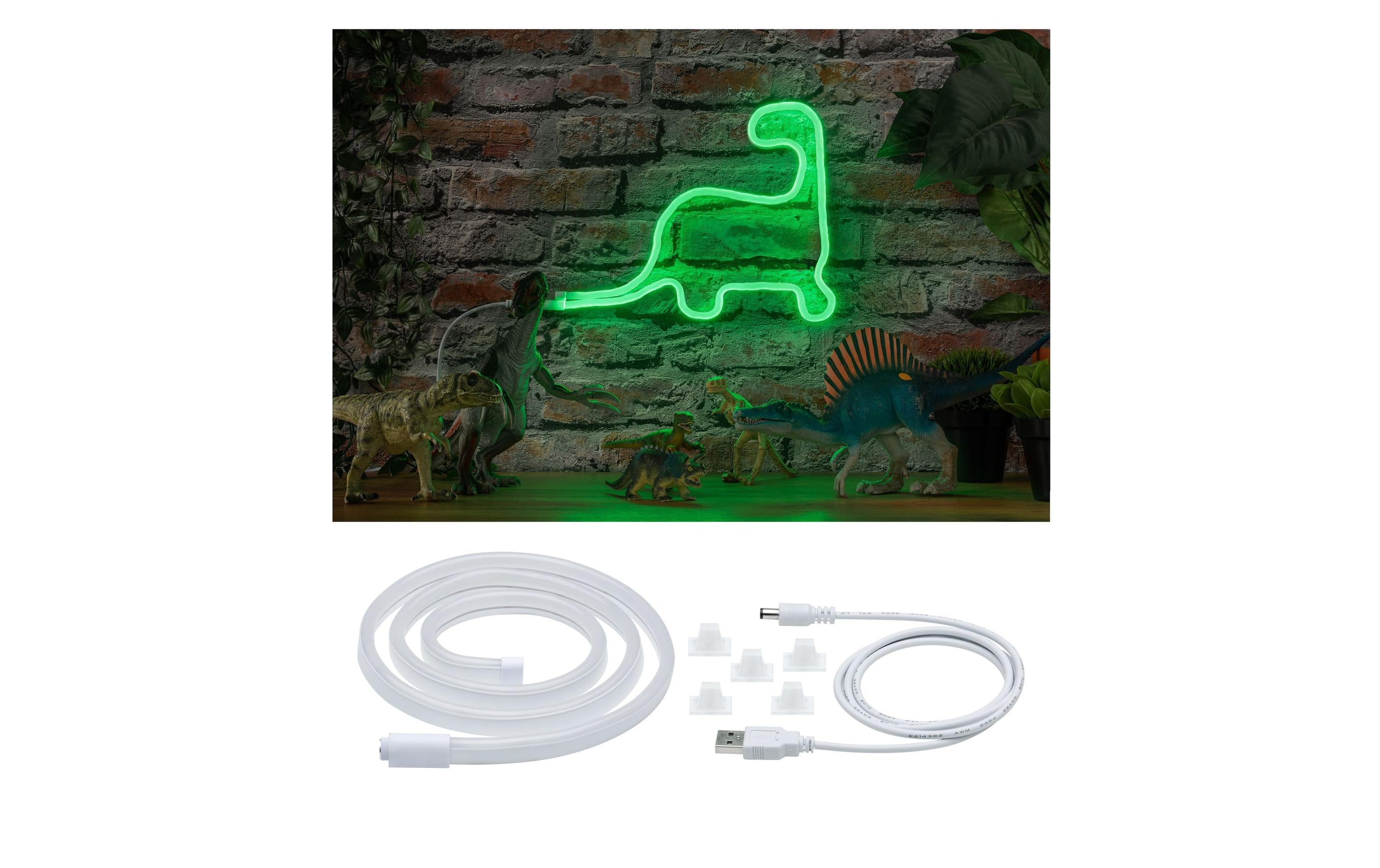 Paulmann LED-Stripe Neon Colorflex Grün, 1 m – LED-Streifen von Paulmann