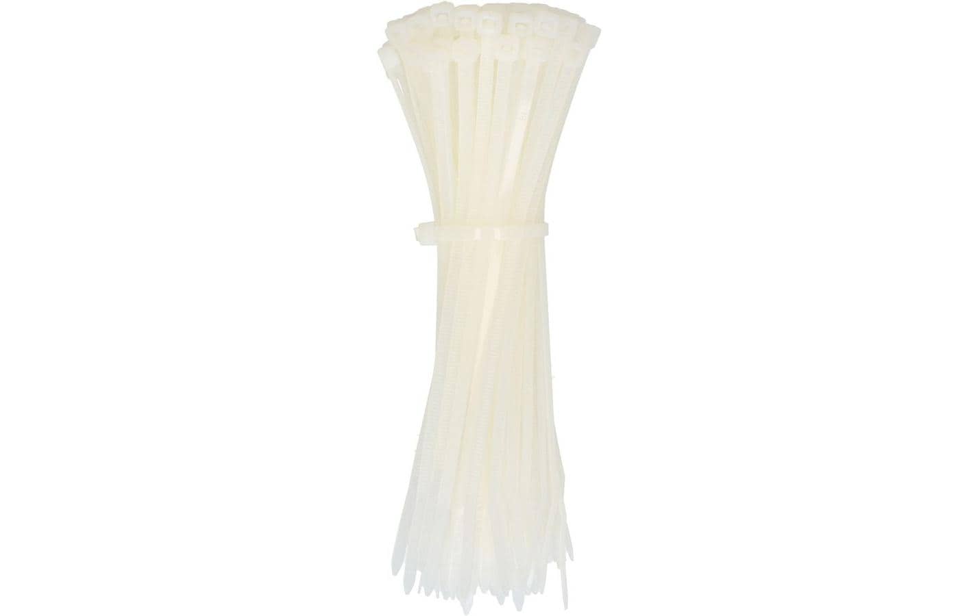 Max Hauri Kabelbinder 100 Stück Nature 300 mm x 4.5 mm – Kabelbinder von Max Hauri