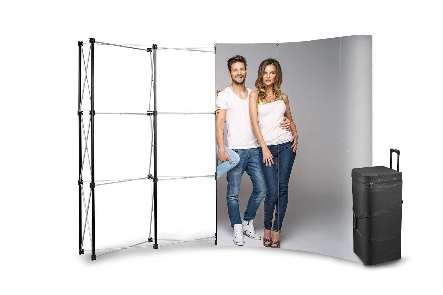 POP UP gebogen 3X4 im Koffer