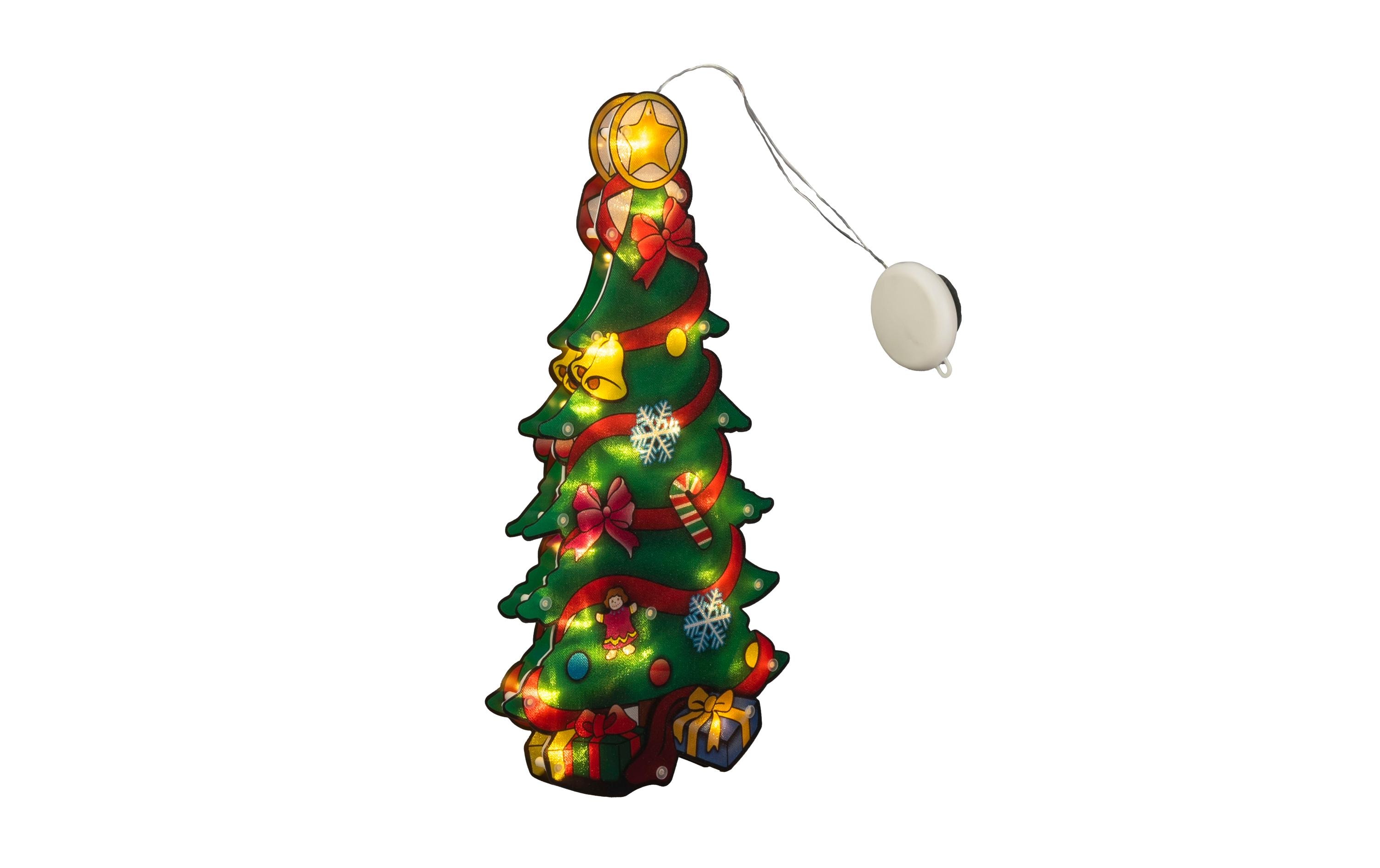 Konstsmide LED Fenstersilhouette Weihnachtsbaum 43 x 23…