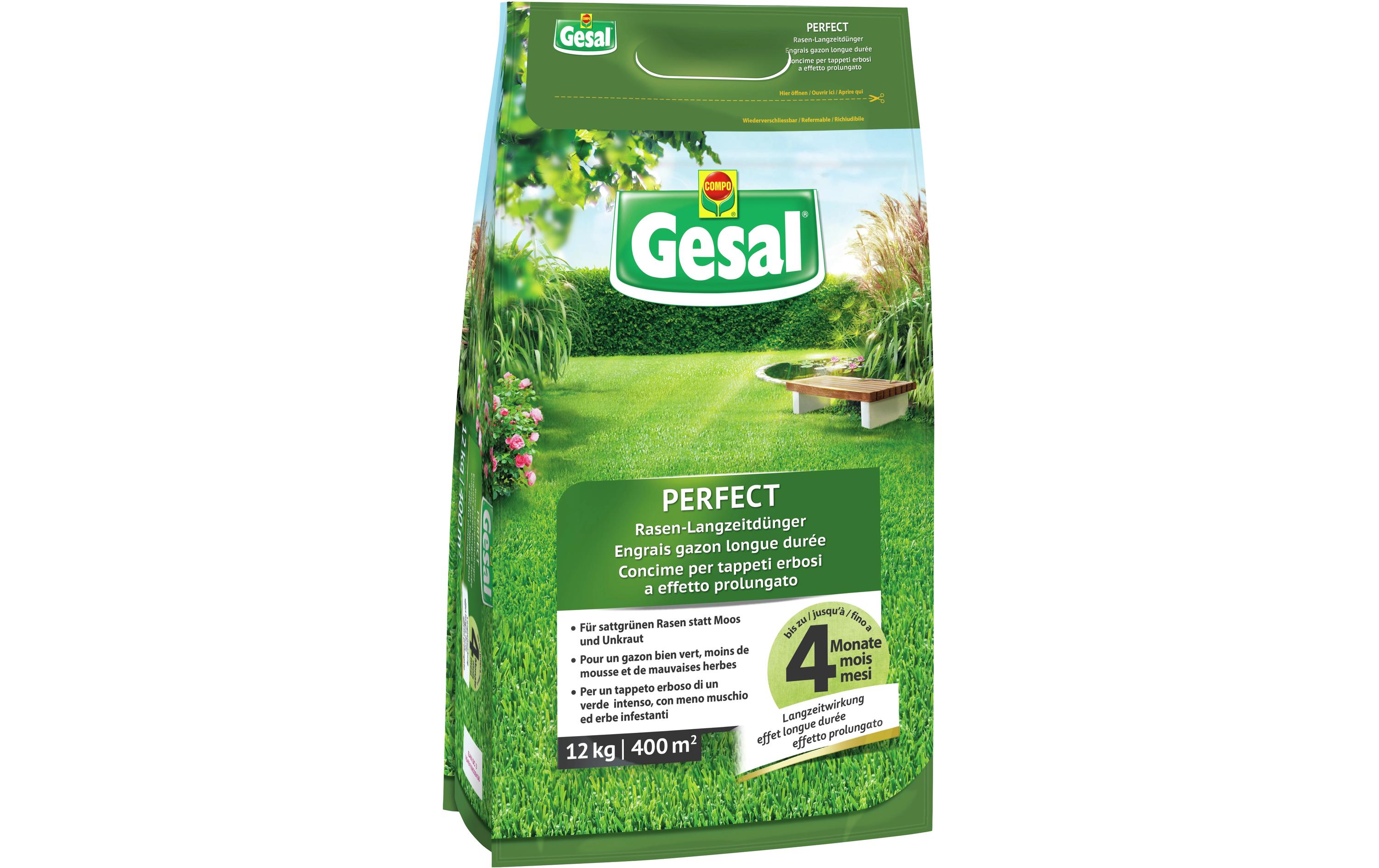 Gesal Rasen-Langzeitdünger PERFECT 12 kg