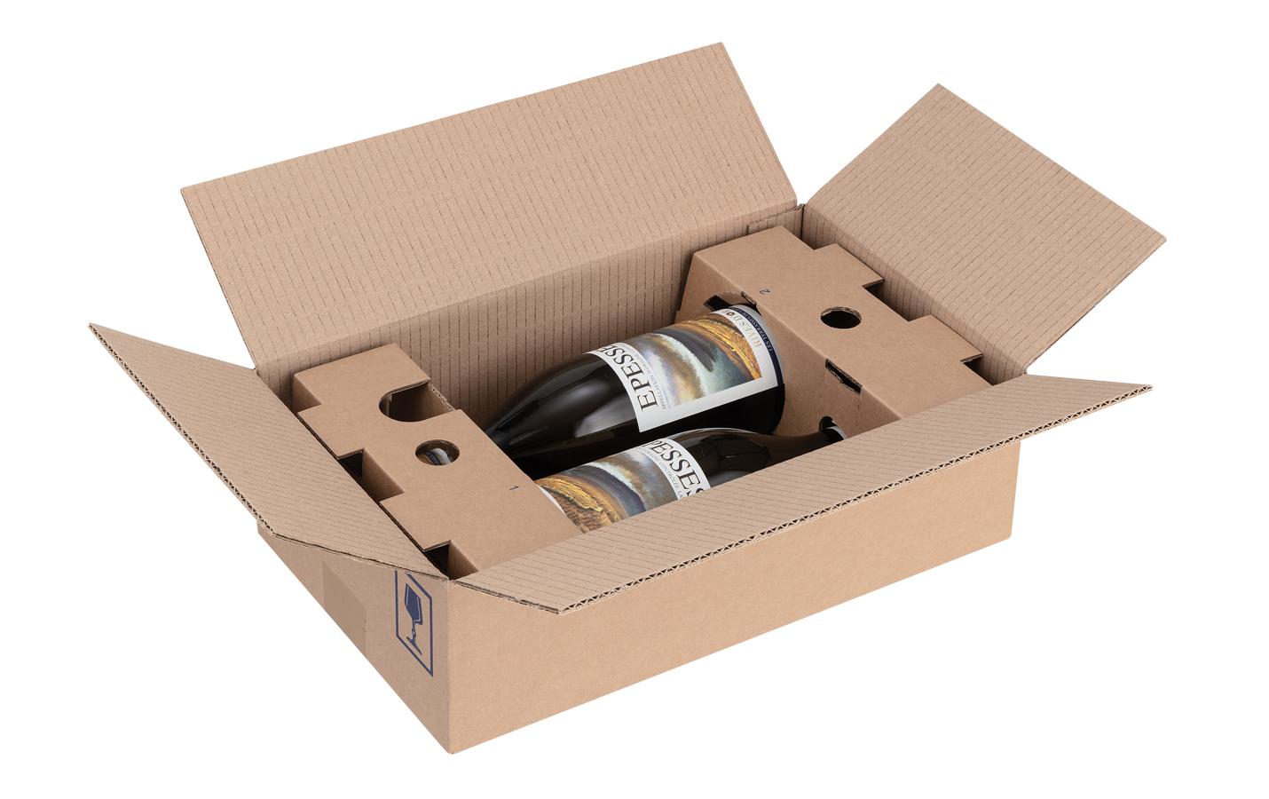 Brieger Versandkarton VinoPac 37 x 22 x 10.1 cm – Versandkarton von Brieger